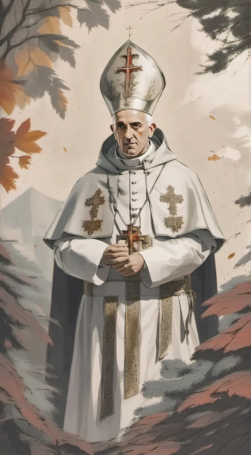 ai character: The new Pope background