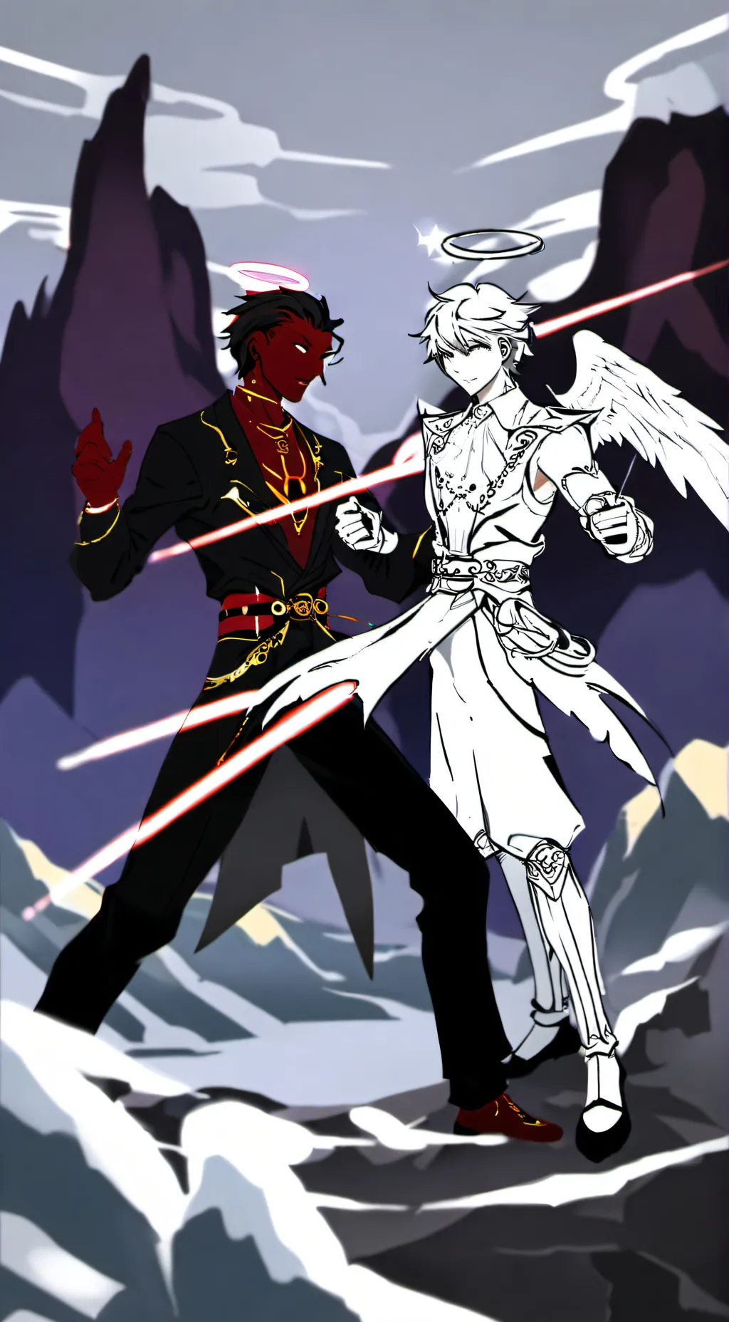 ai character: Darrk & Xavier background