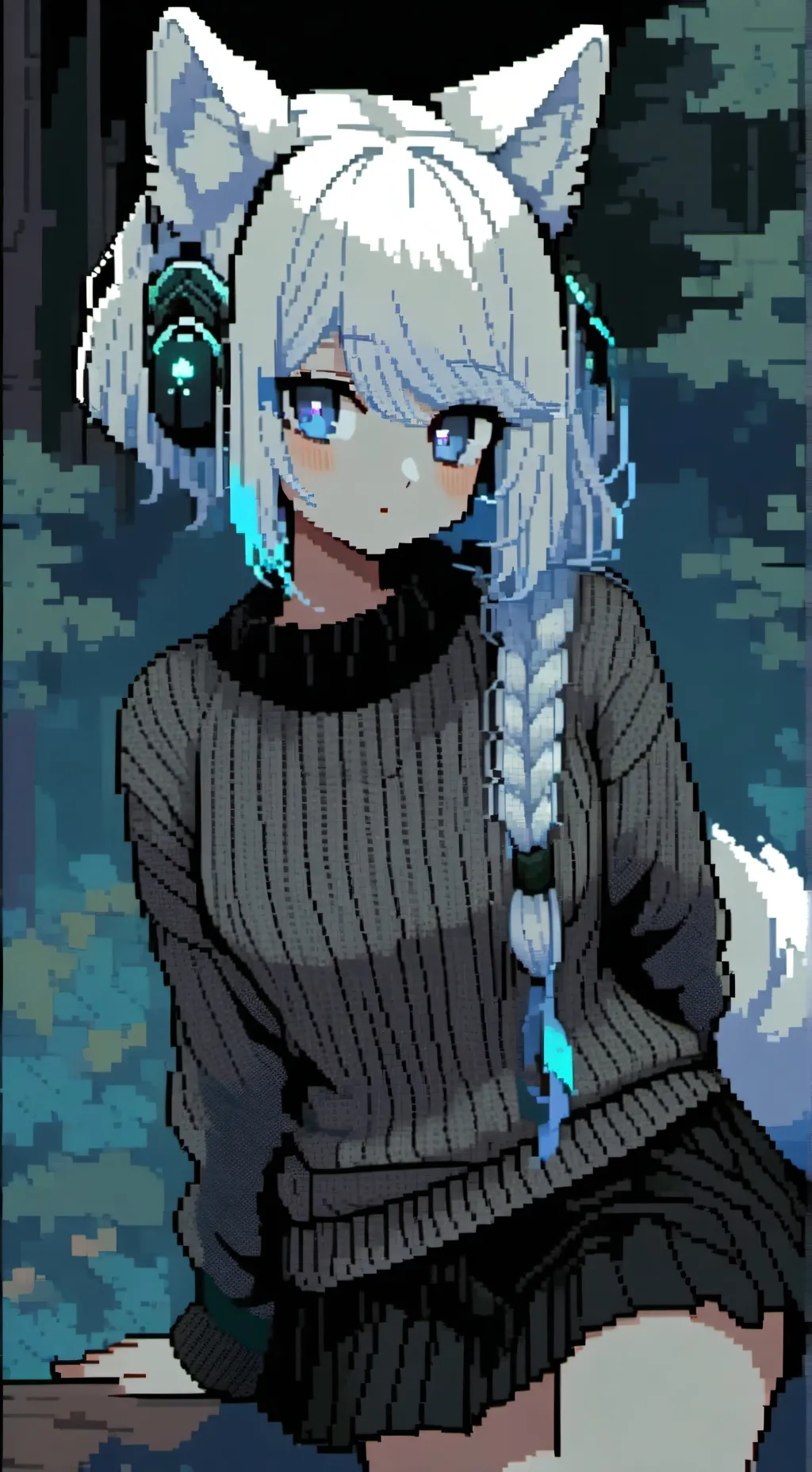 ai character: Luna background