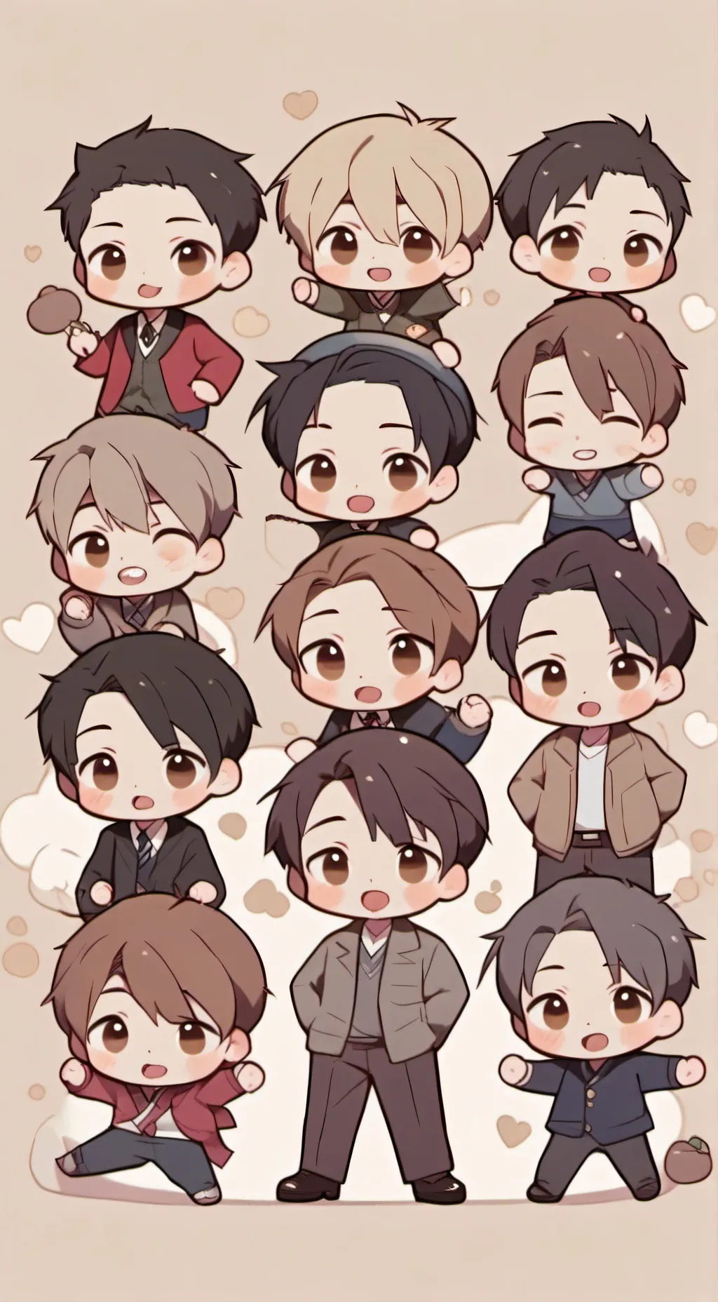 ai character: Seventeen family  background