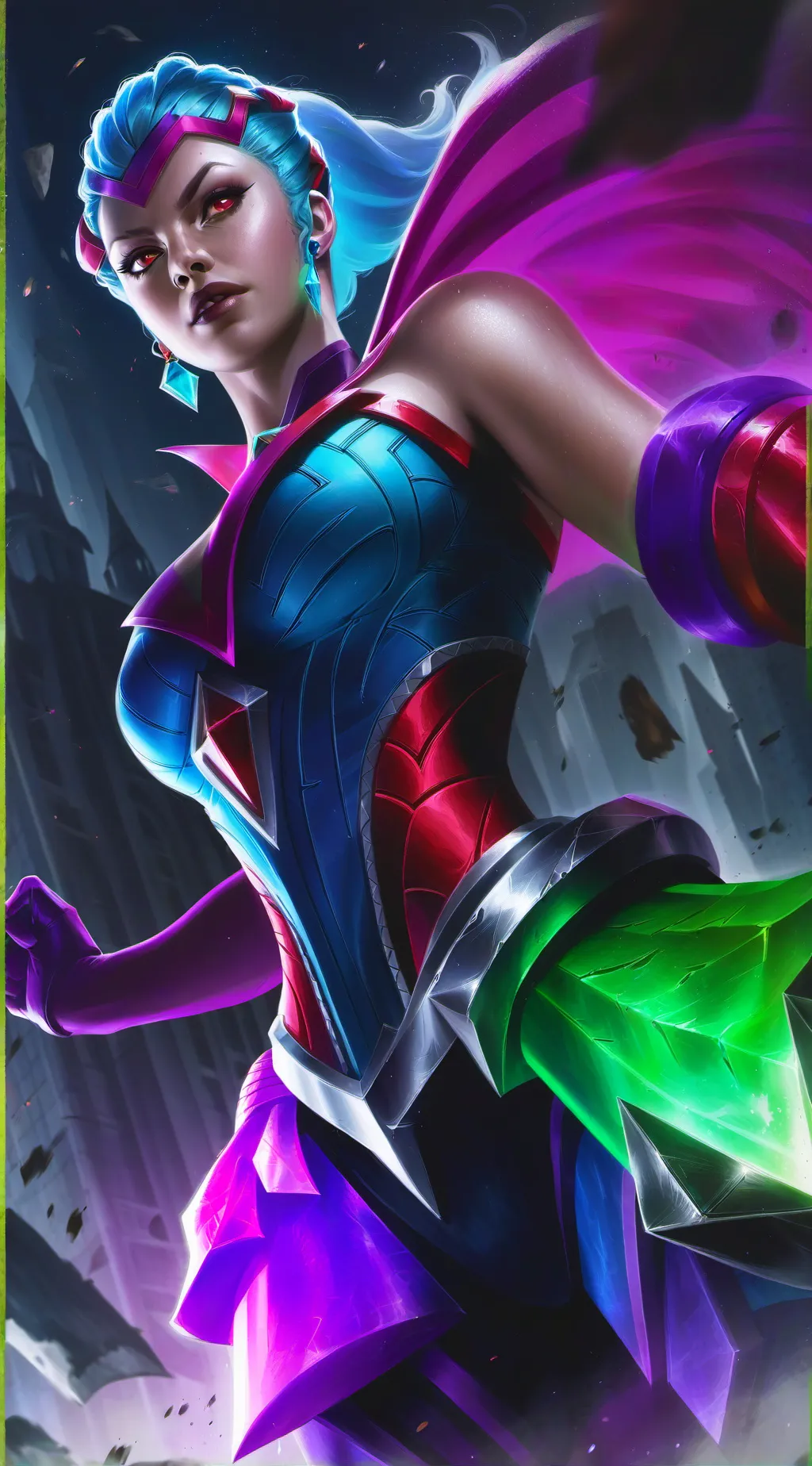 ai character: Gora-Cassie background