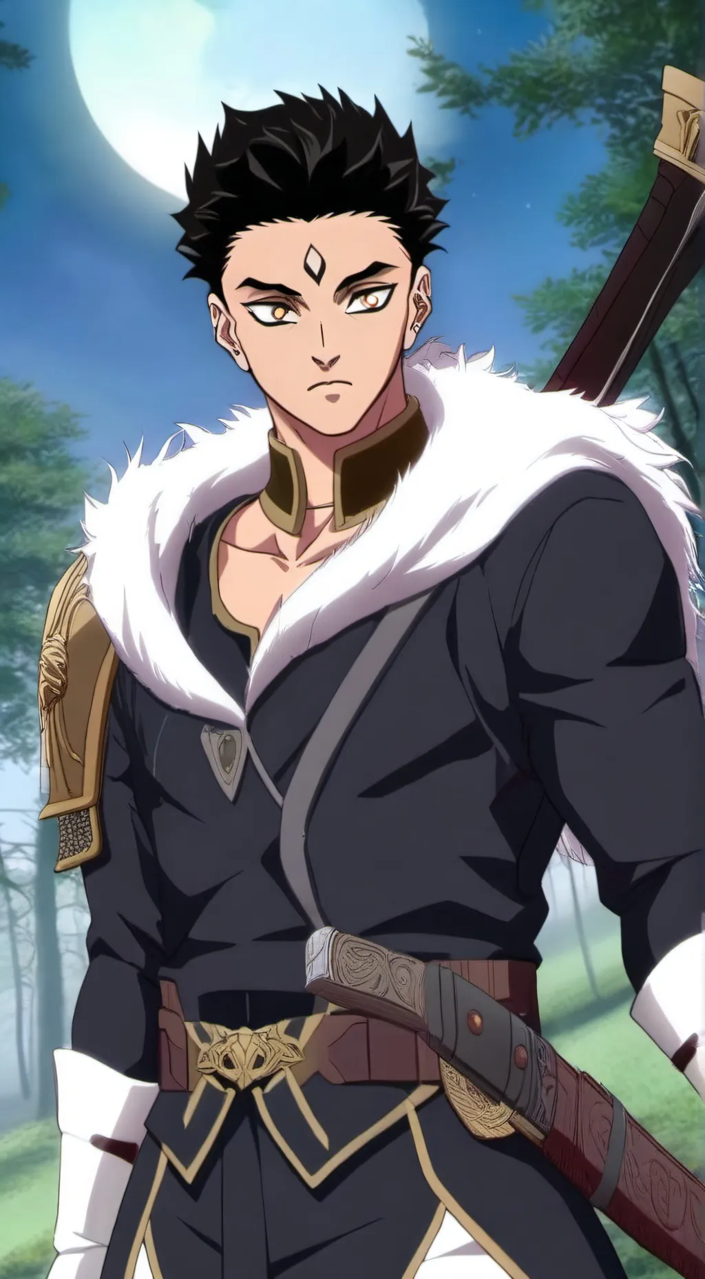 ai character: Гëмей🤍🌱 background