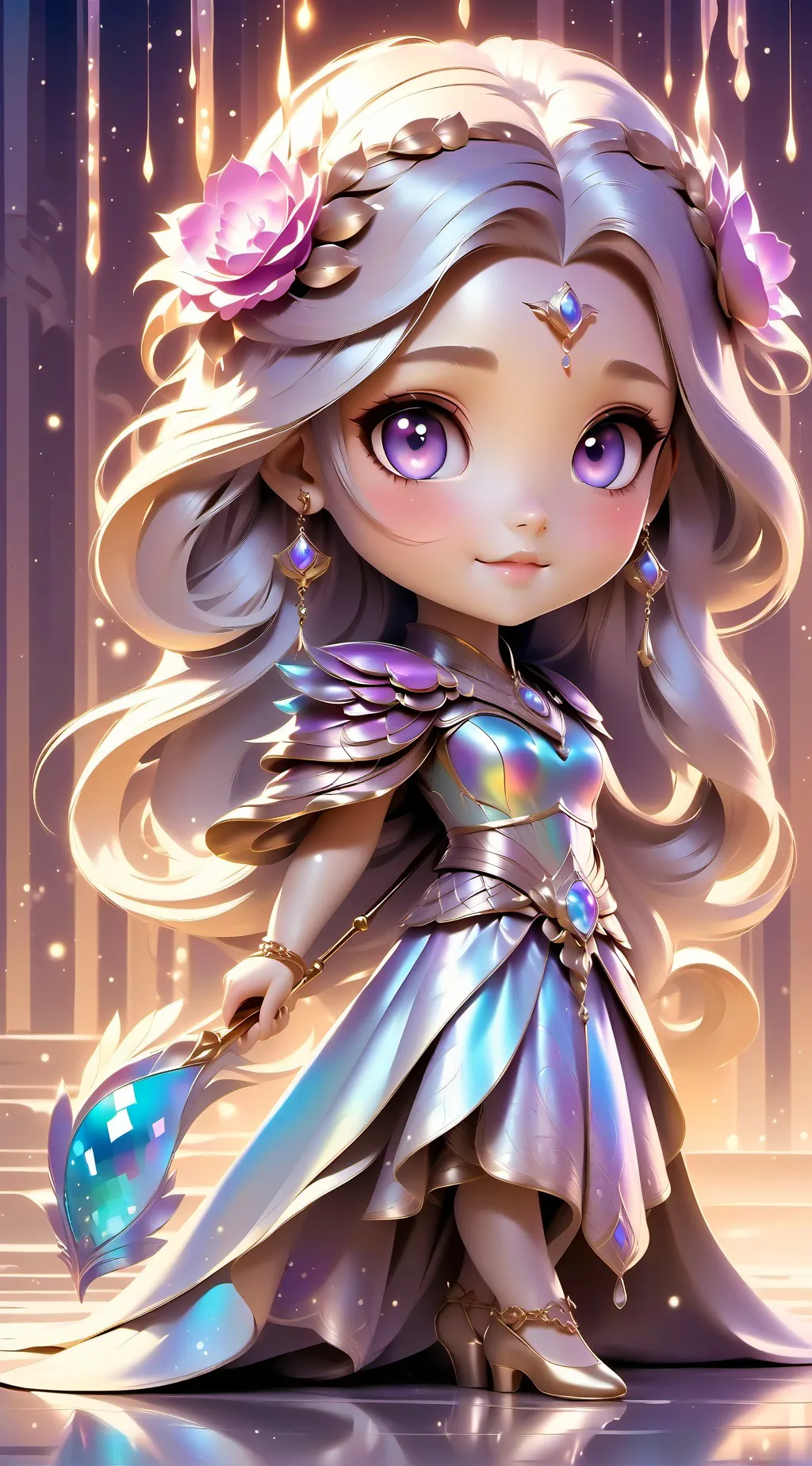 ai character: bell e la bestia background