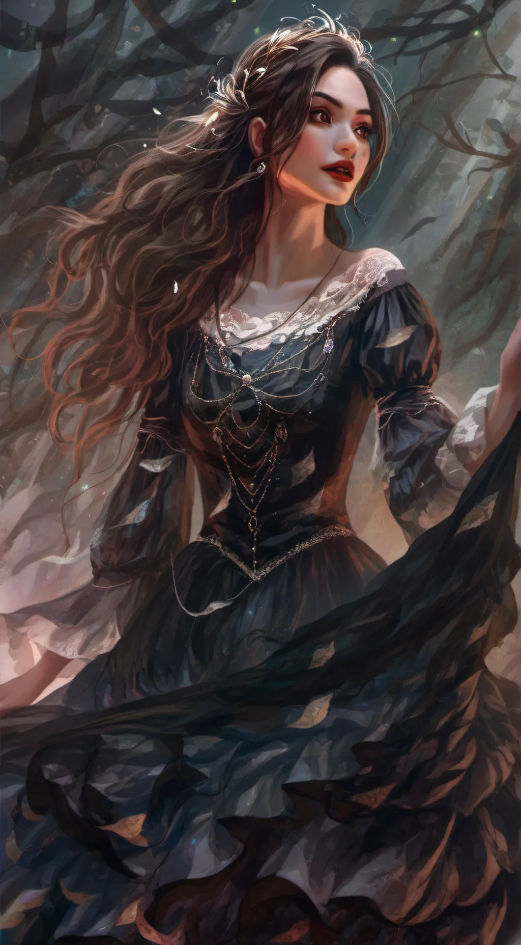 ai character: angelica background