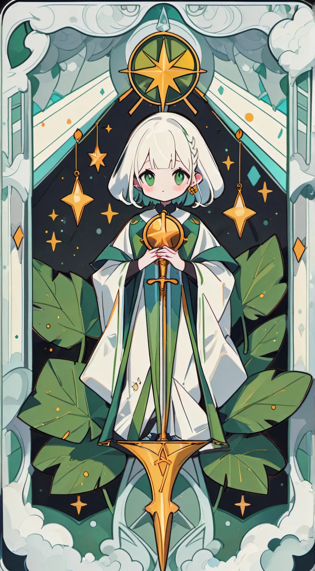 ai character: Pure vanilla  background