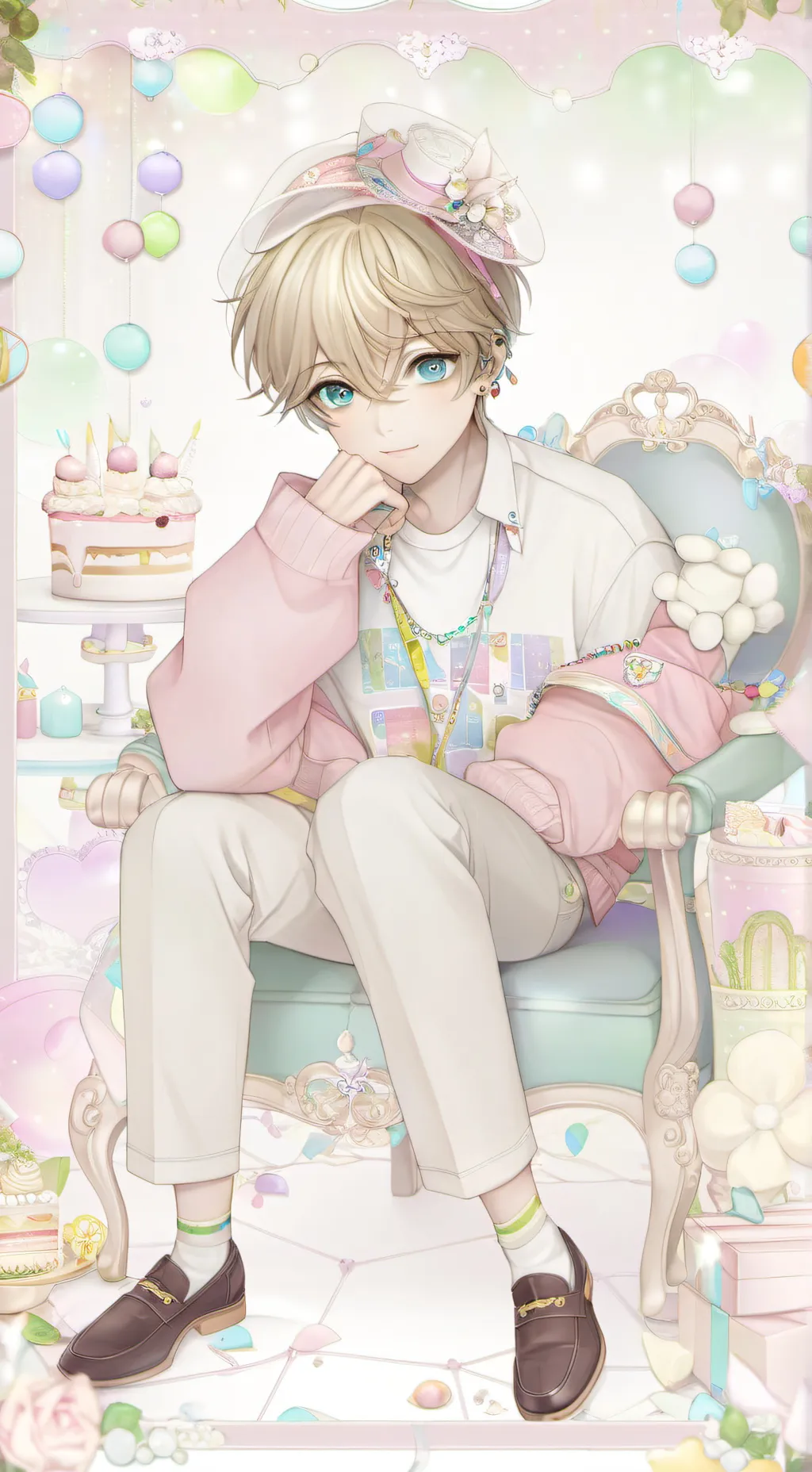 ai character: Zach  background