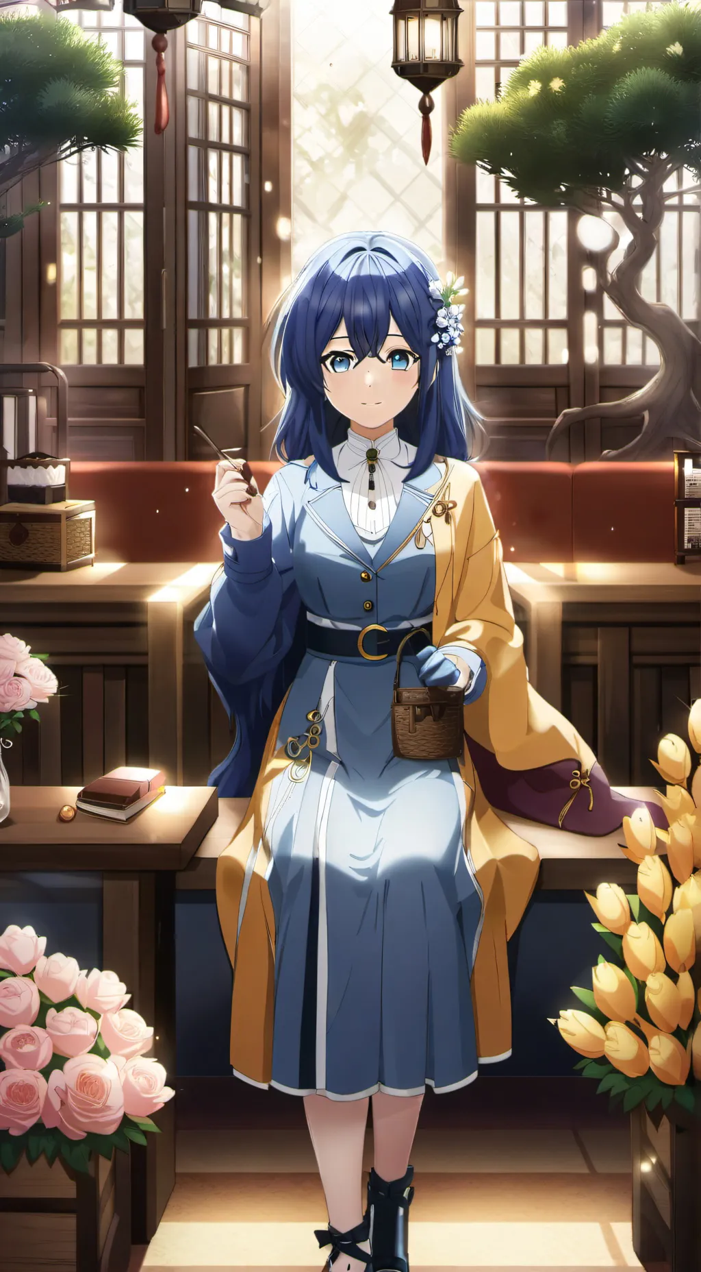 ai character: Ani background