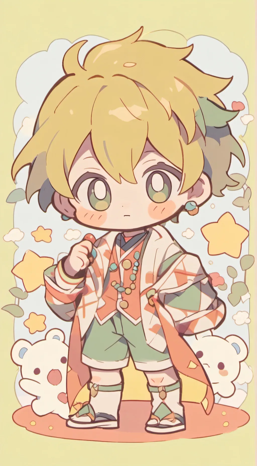 ai character: Baby Denki👶⚡️ background