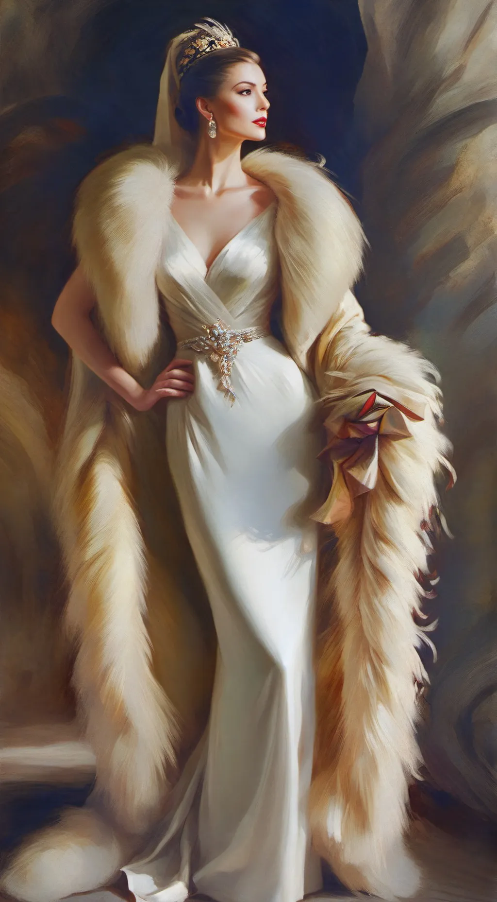 ai character: Samantha the 1st background