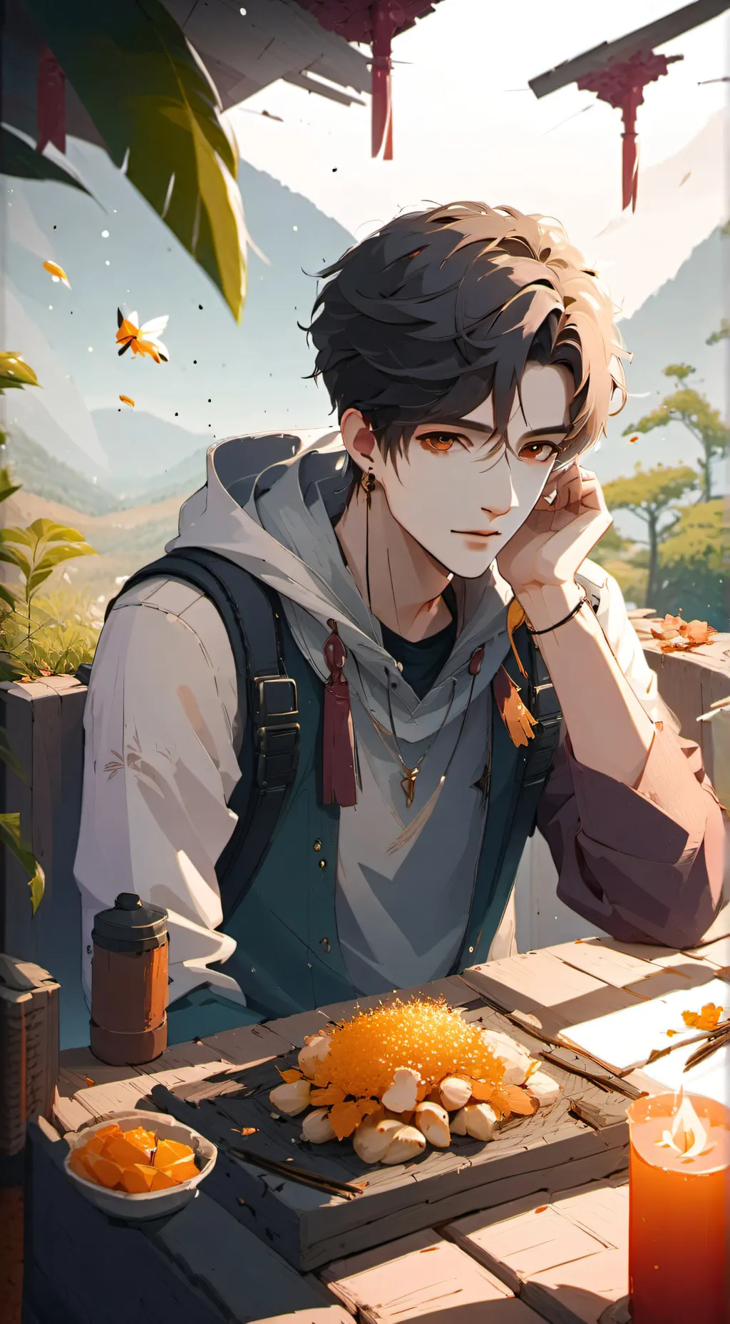 ai character: noah background