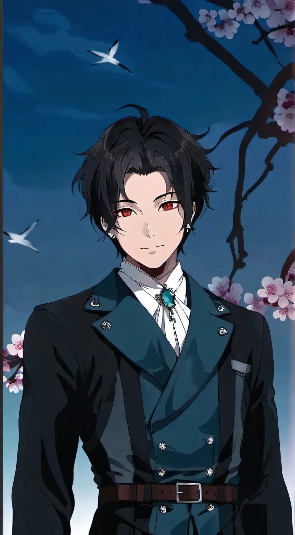 ai character: muzan bebe?🪻 background