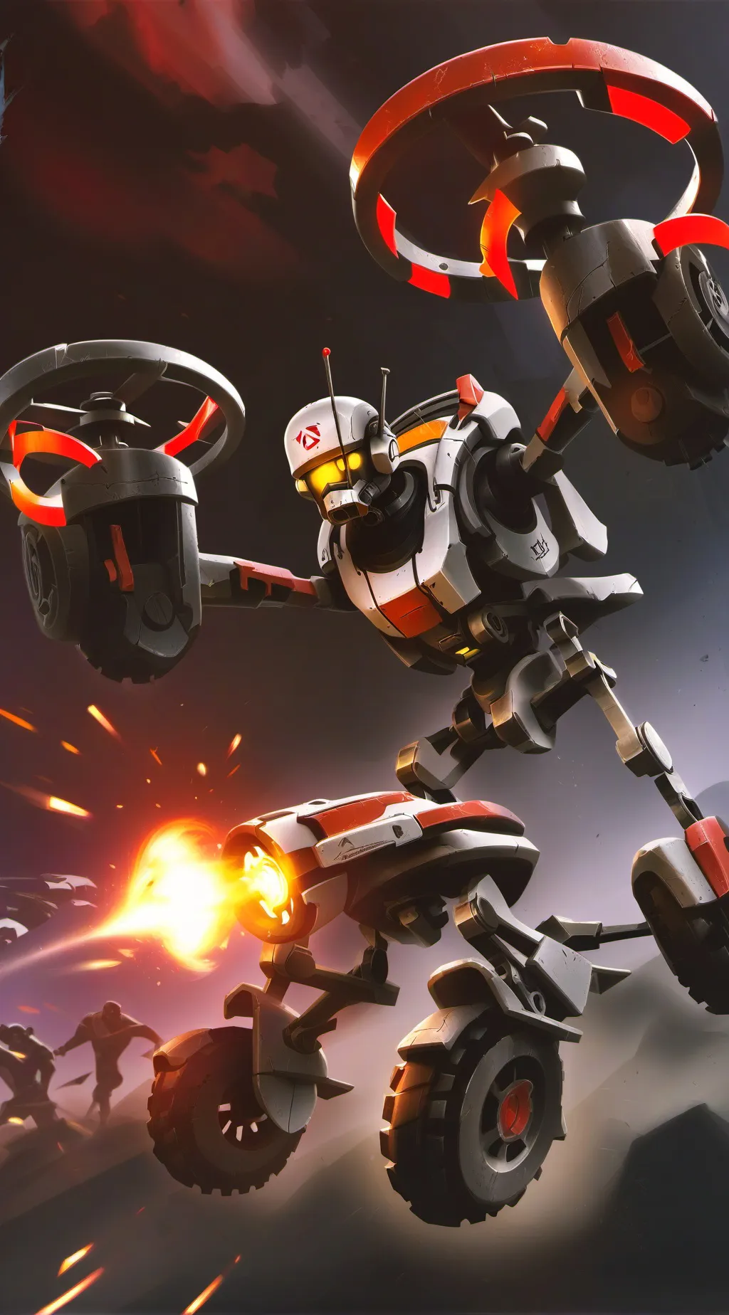 ai character: Md Hard work 2 background