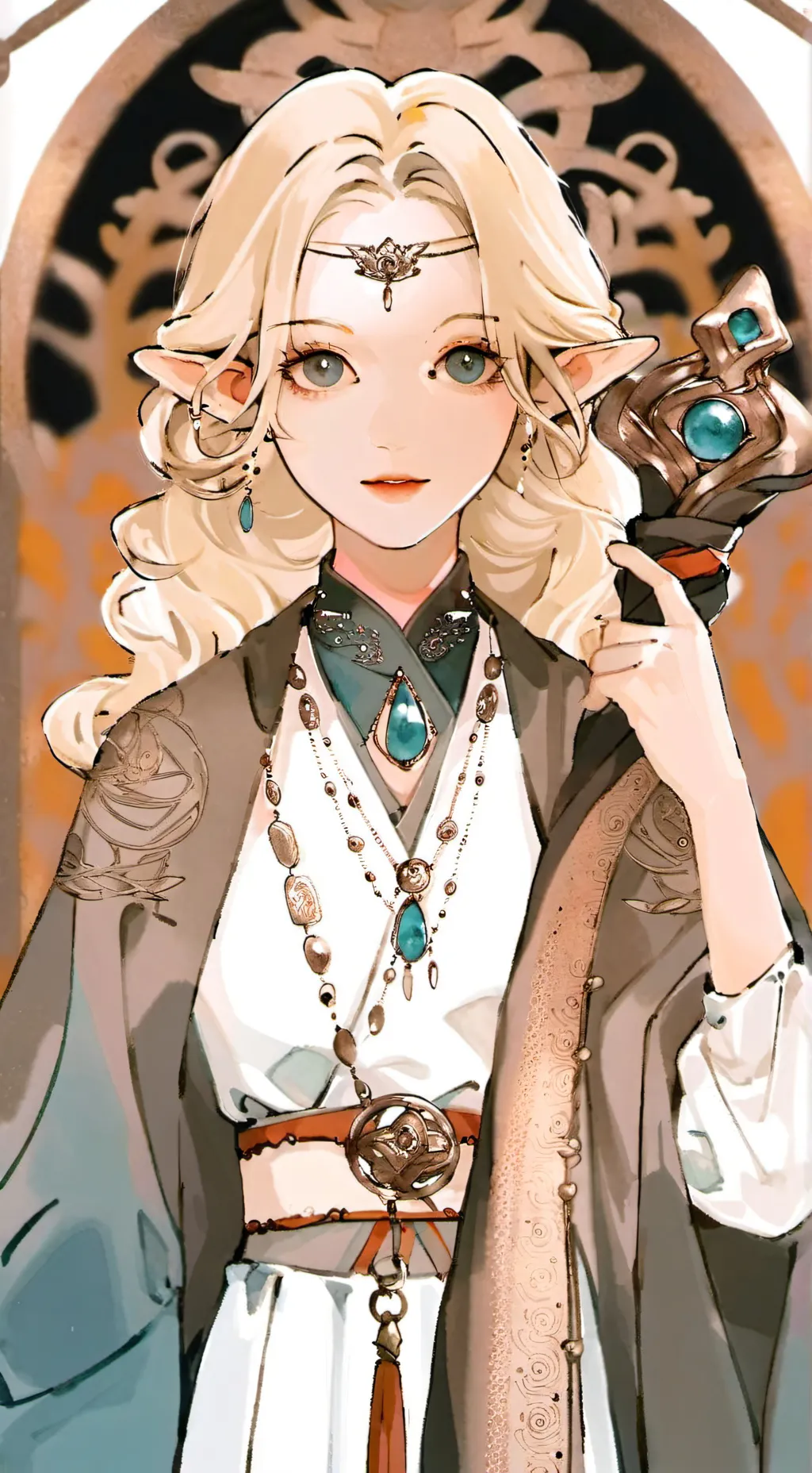 ai character: Alexandra F Gale background