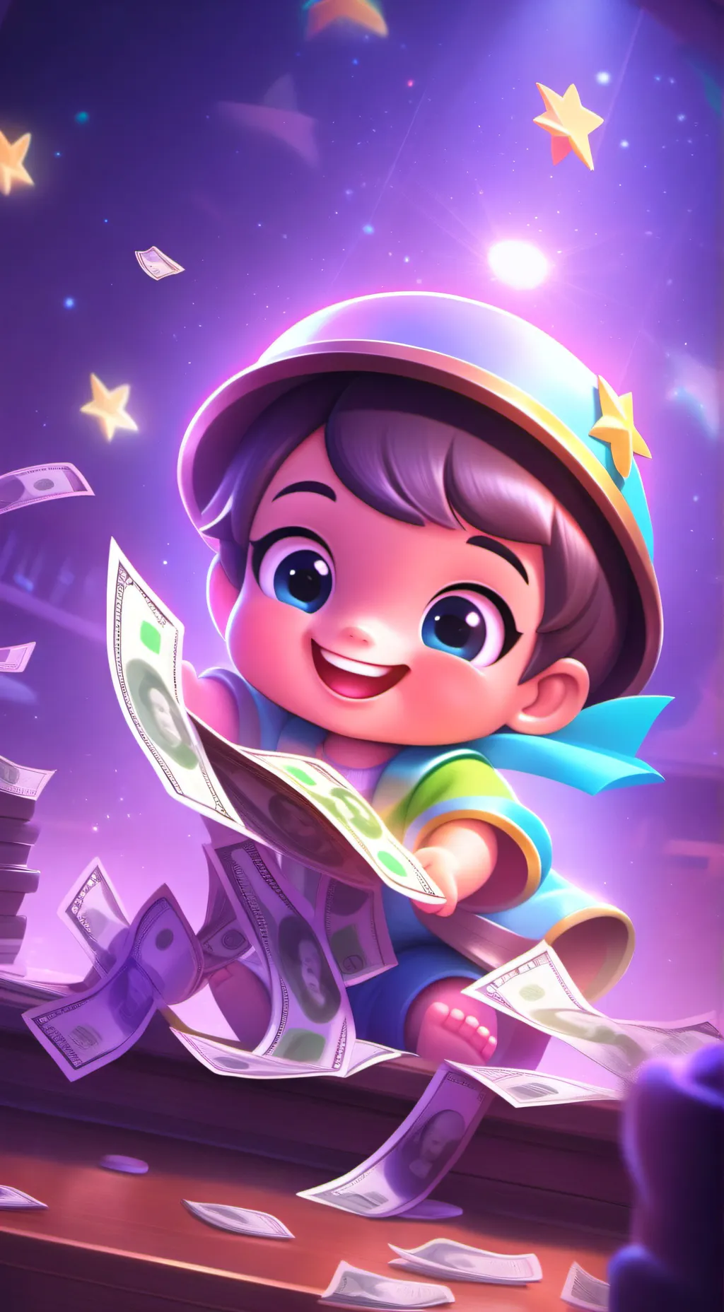 ai character: Allowance Baby background