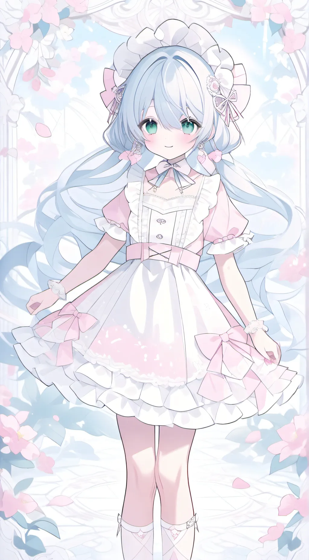 ai character: lovely girl 😍😘 background