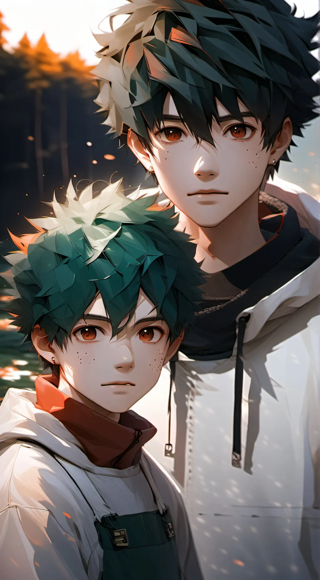 ai character: Izuku and Aiden  background
