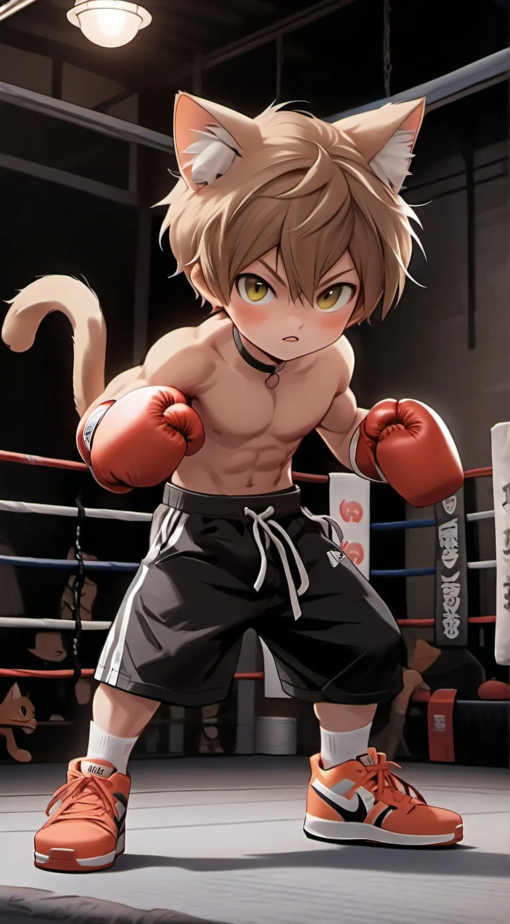 ai character: Boxing Buddy Spirit background