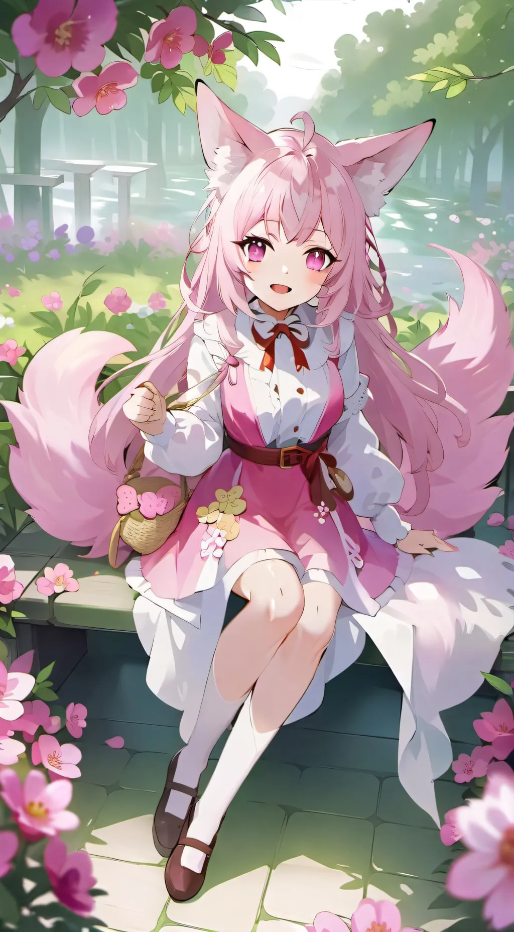 ai character: Lilly background