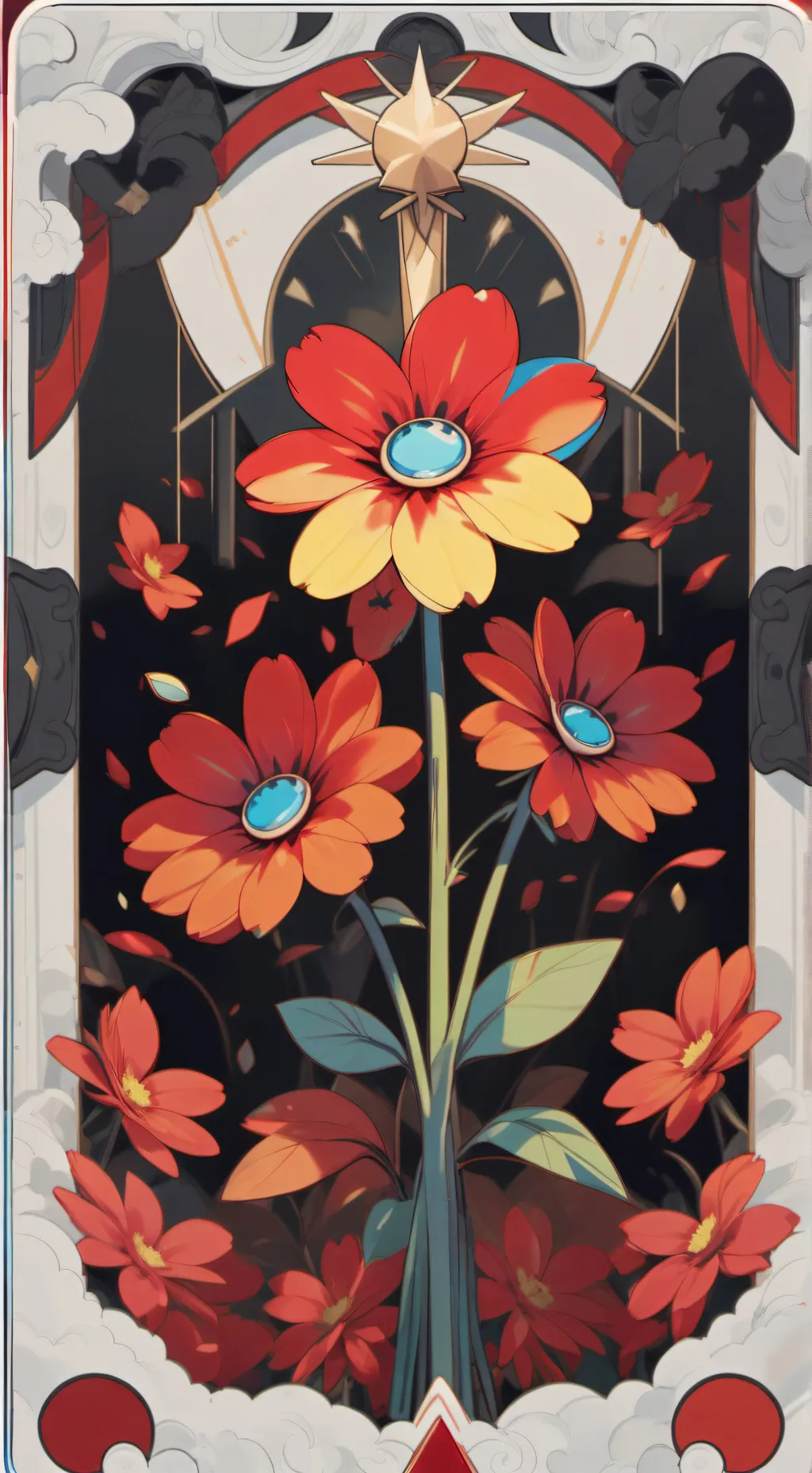 ai character: DANDY WORLD 2 background