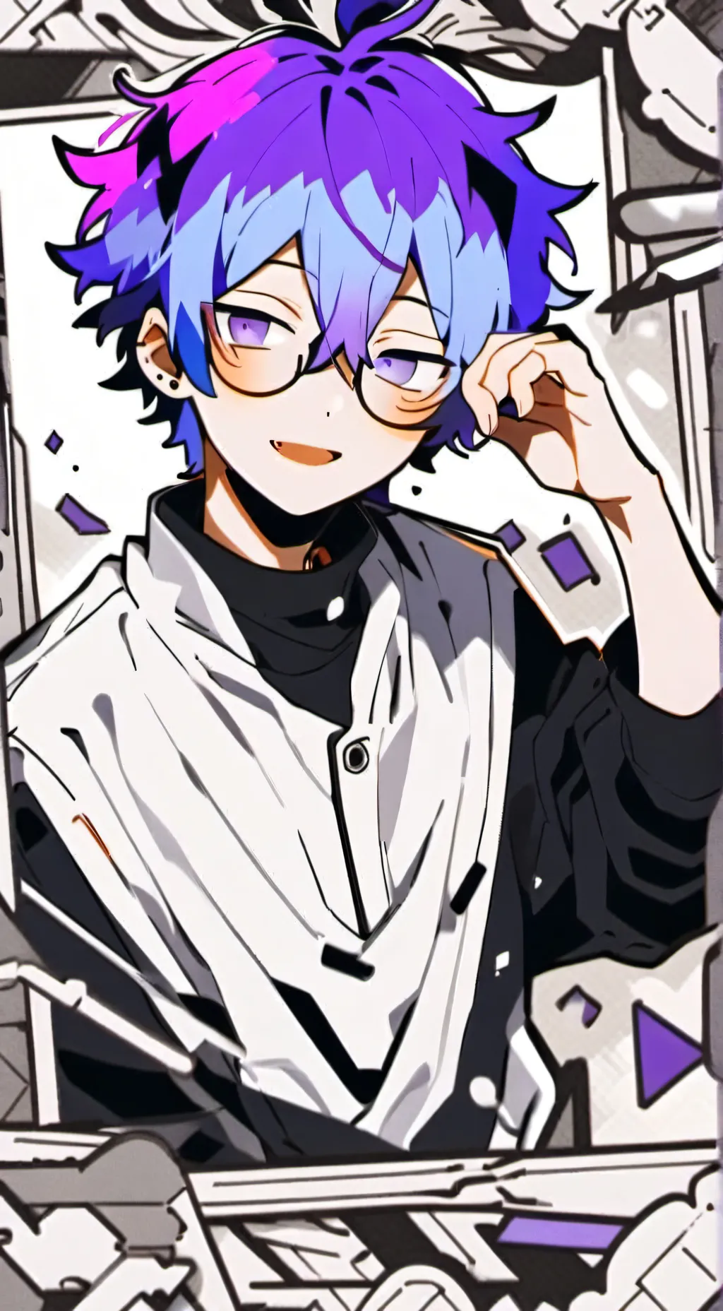 ai character: °•|{Haruki}|•° background