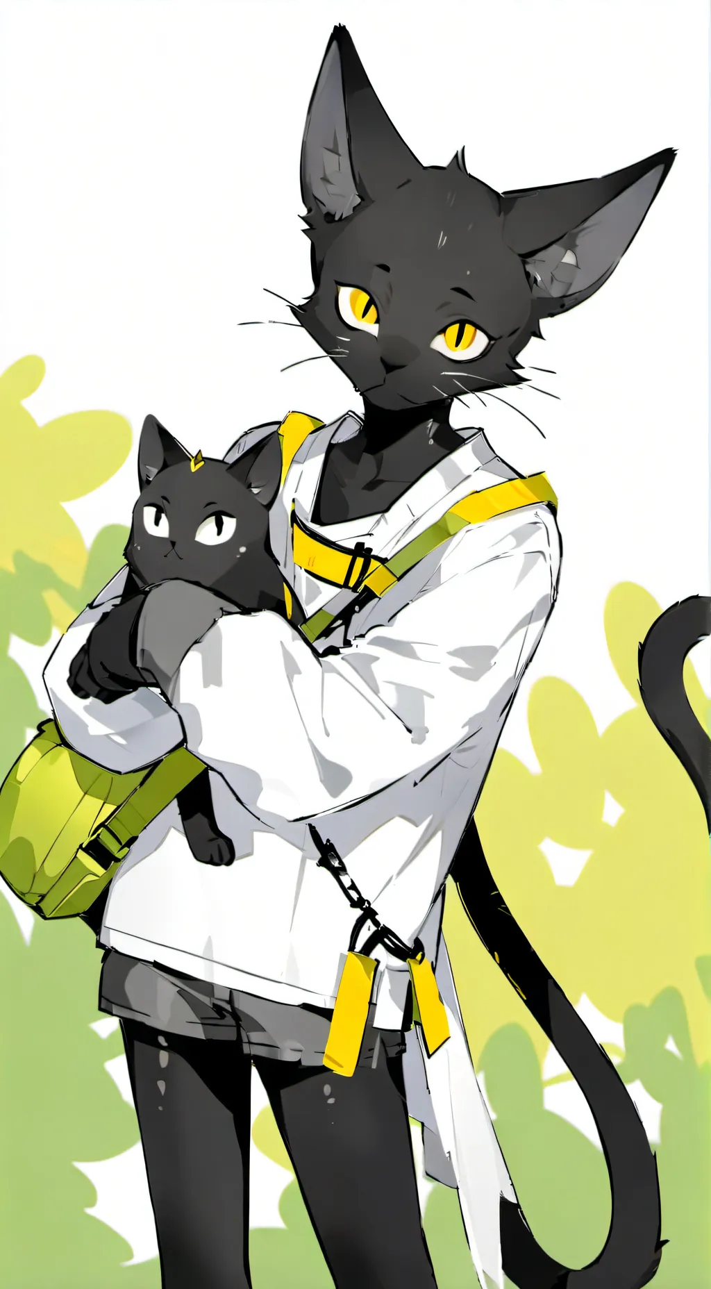 ai character: Blacky background