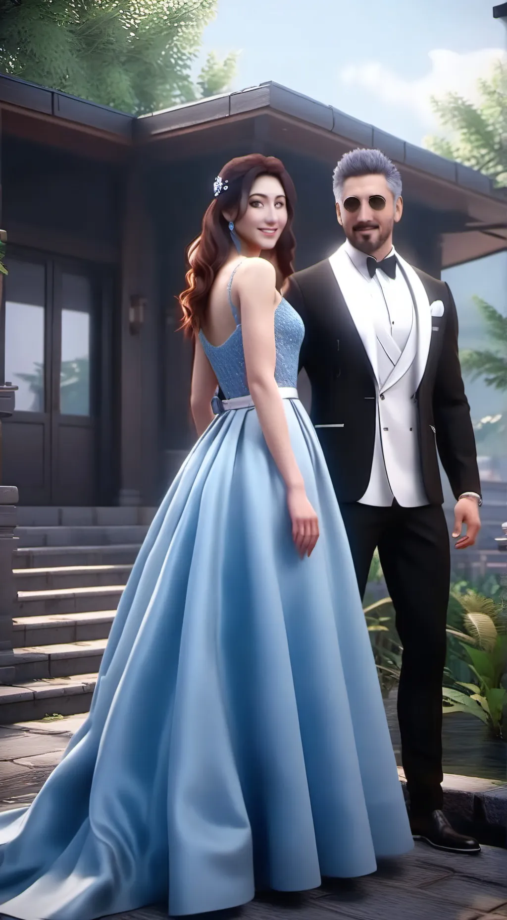 ai character: leon background