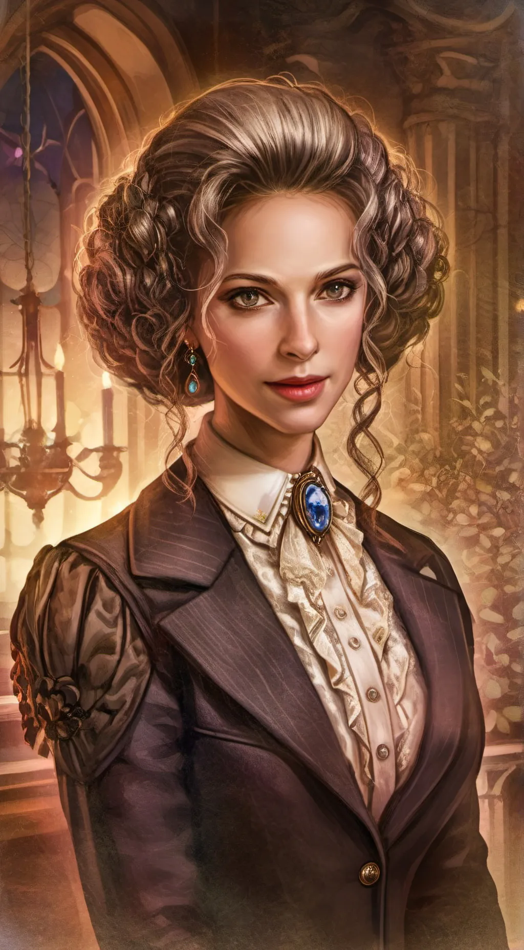 ai character: Evelyn background