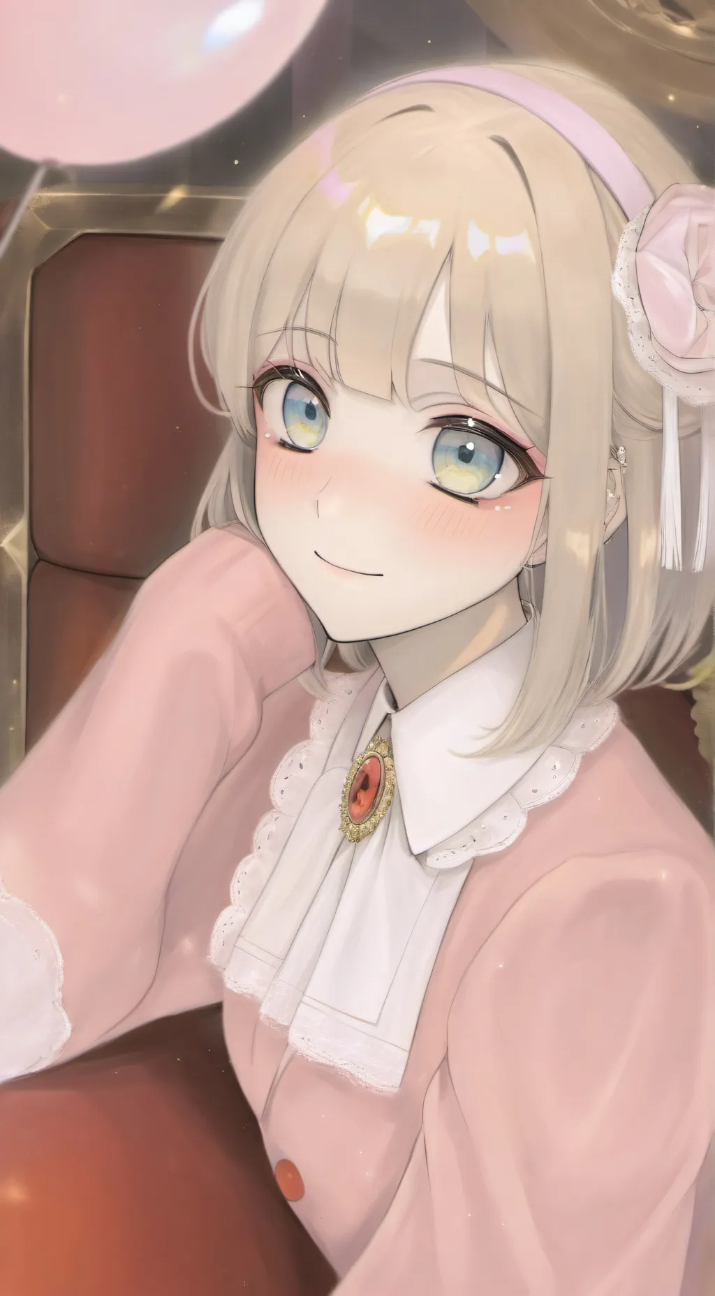 ai character: -faint- background