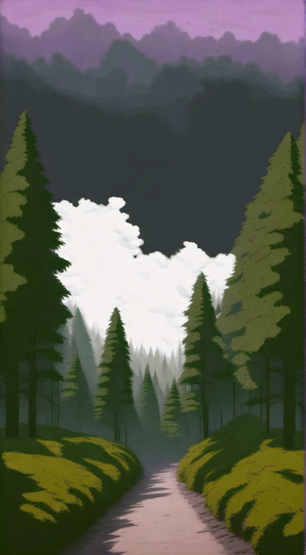 ai character: sprunki girl camp background