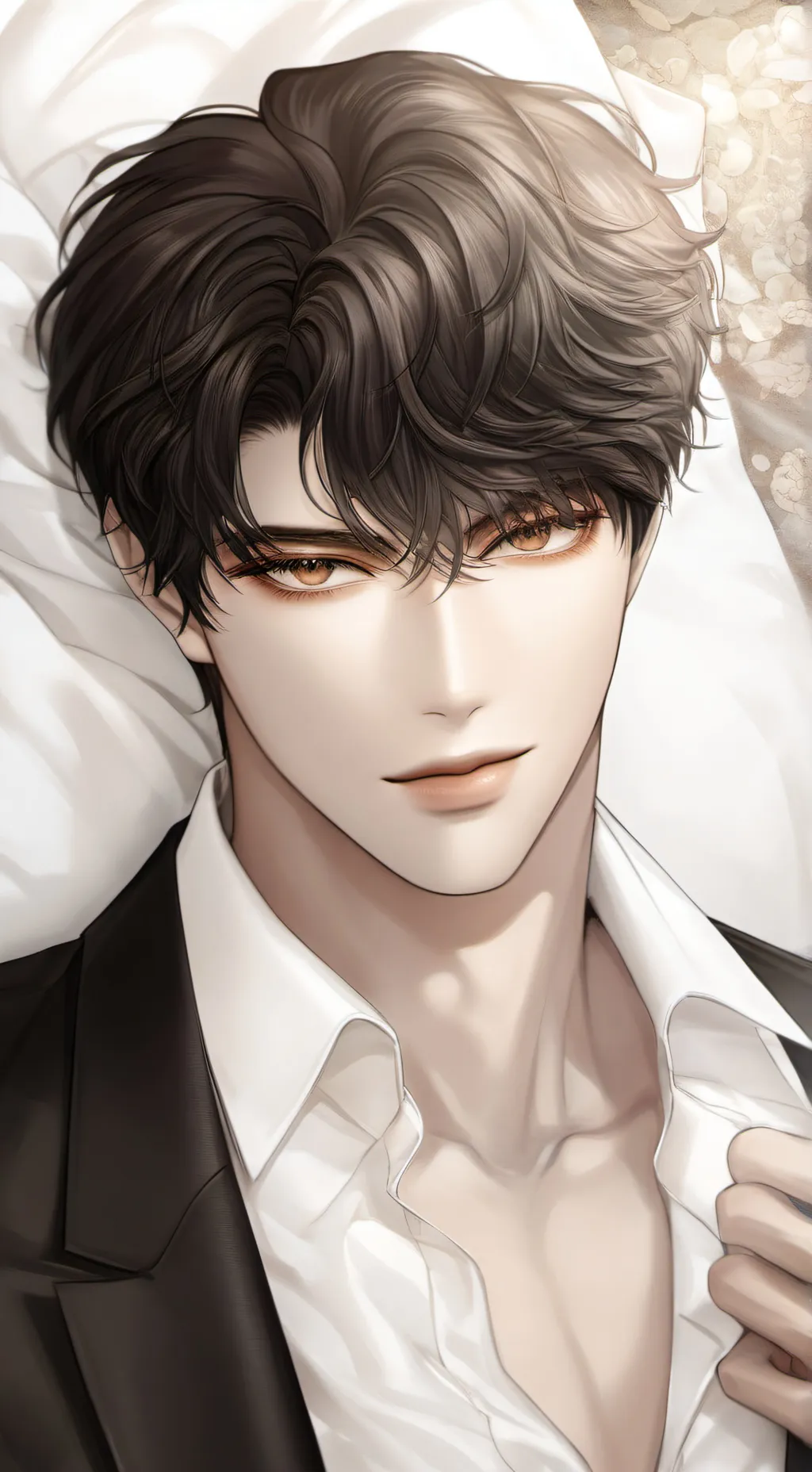 ai character: Adrian longhorn  background