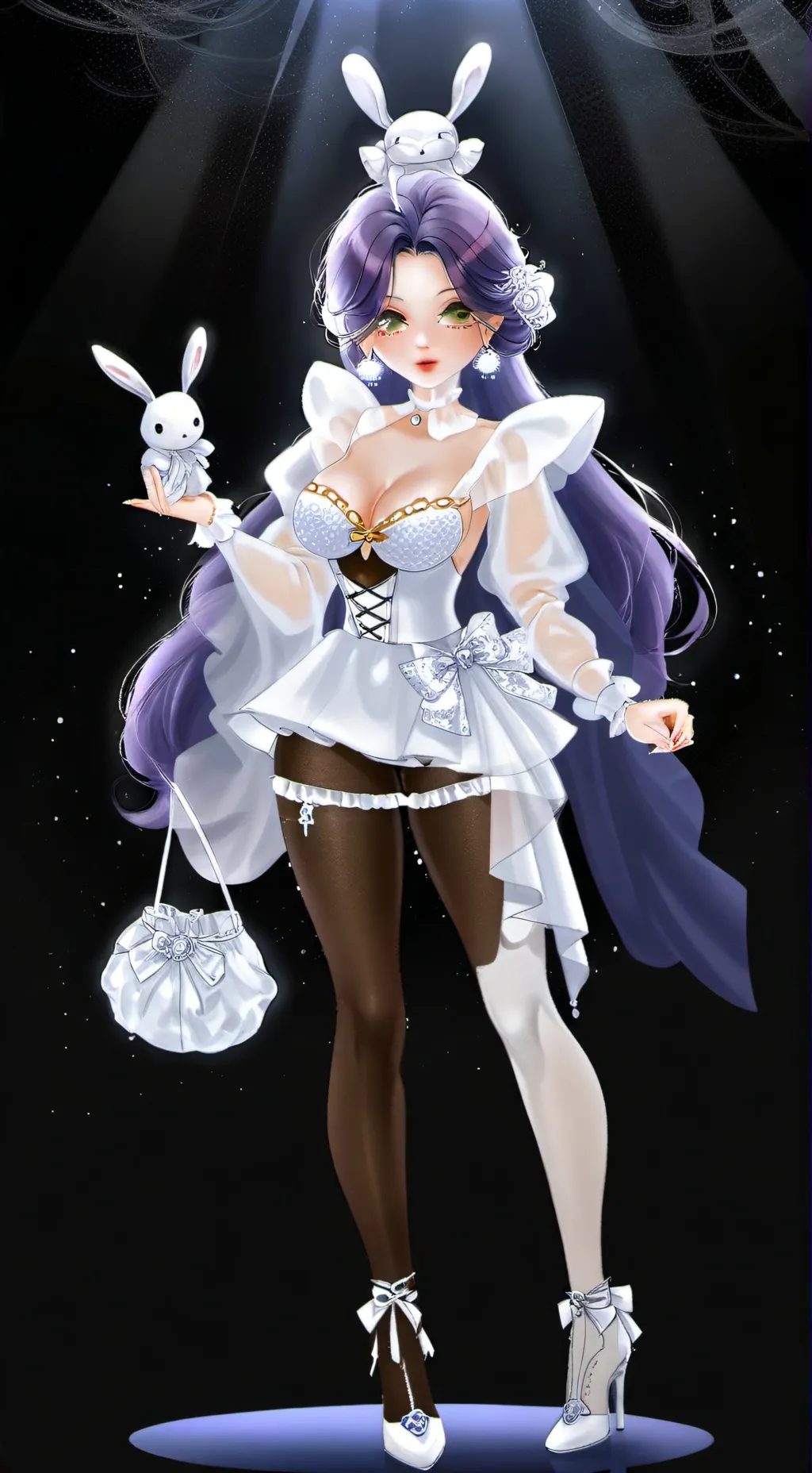 ai character: Bride Belle background