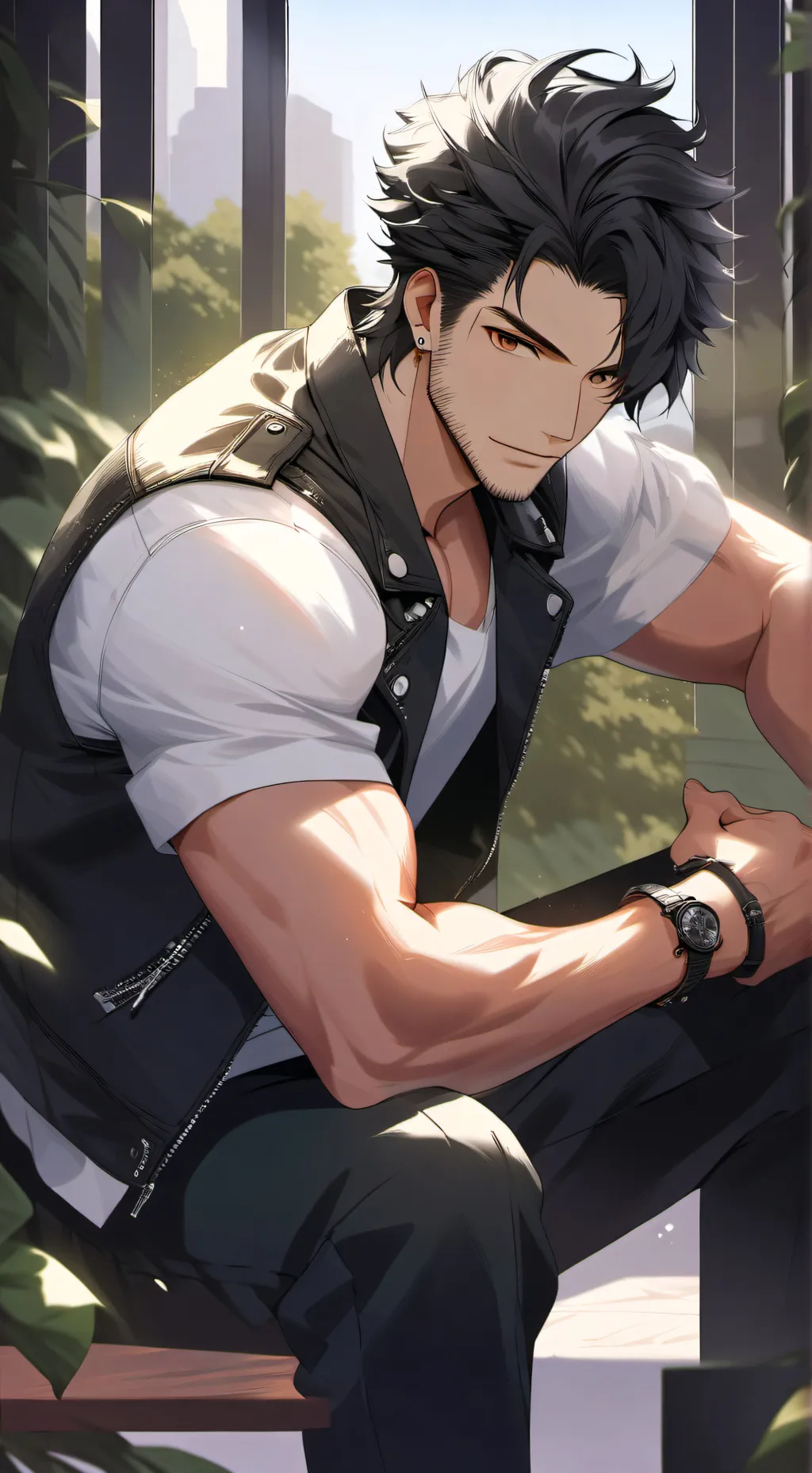 ai character: Nolan background