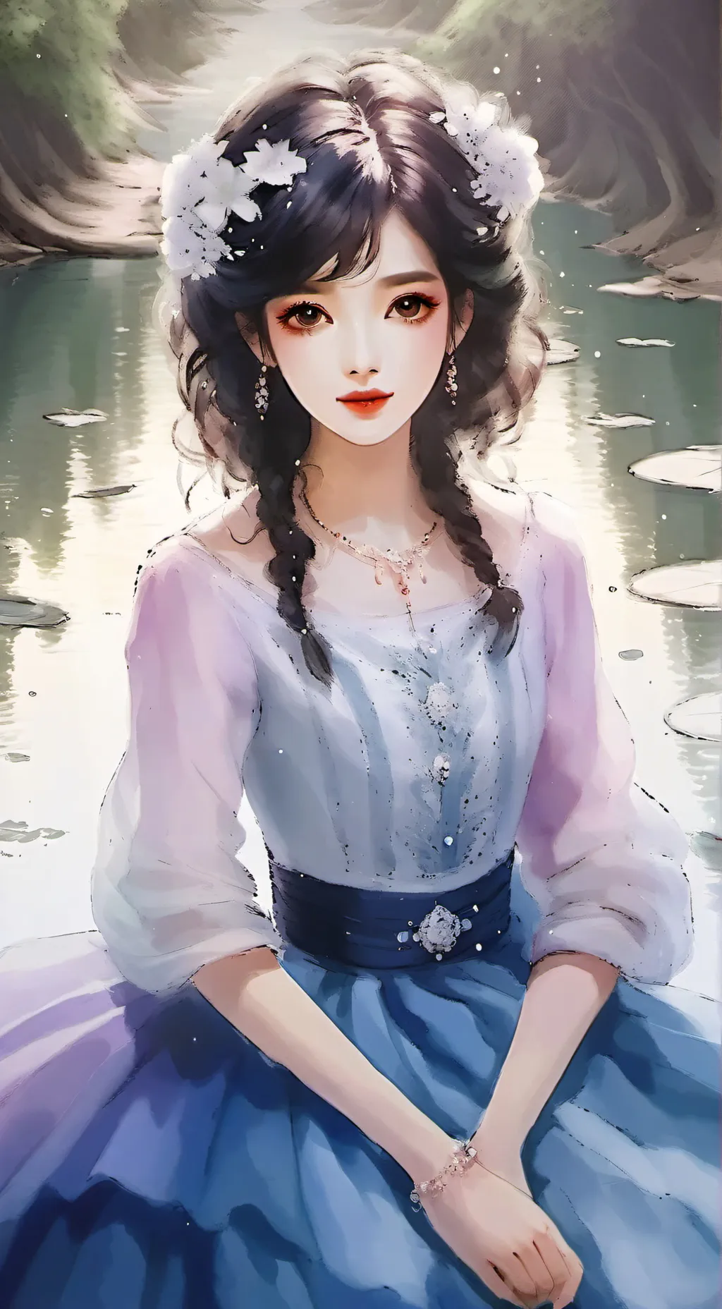 ai character: ash background