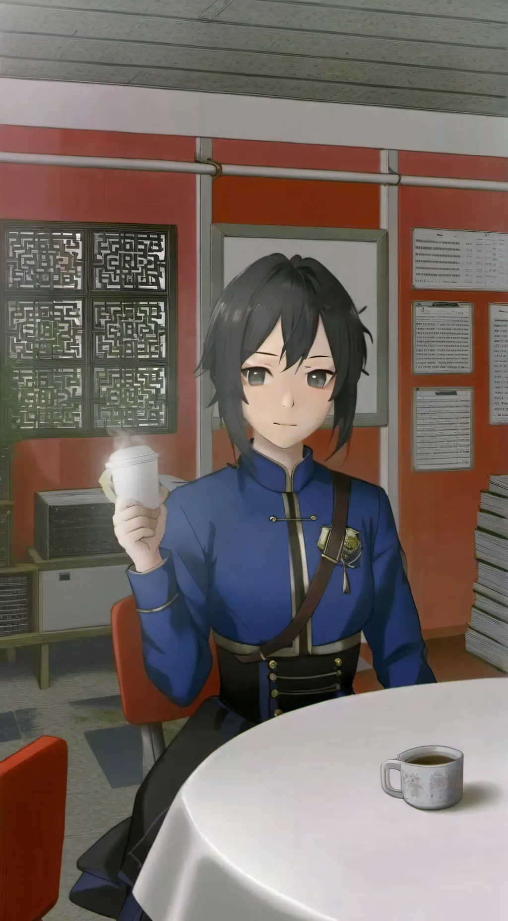 ai character: 𝙰𝚢𝚊𝚗𝚘 𝚐𝚎𝚝𝚜 𝚊 𝚓𝚘𝚋?! background