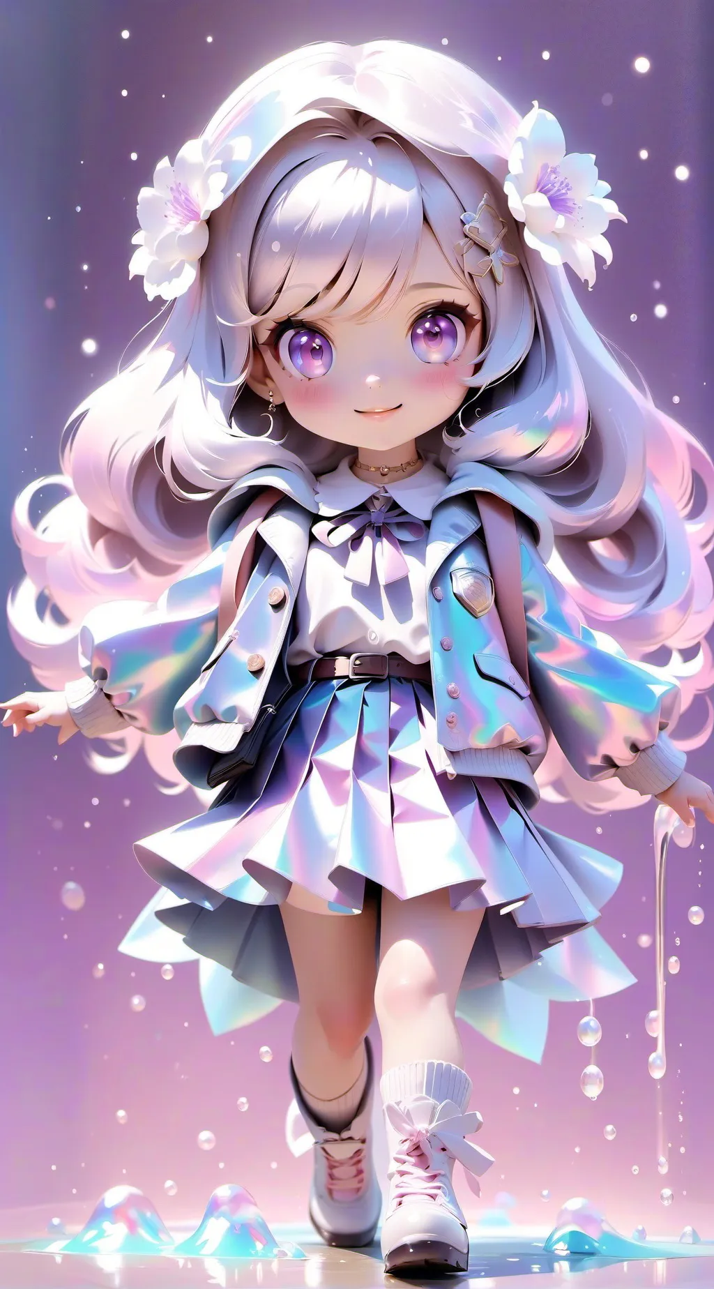 ai character: Somate Color background