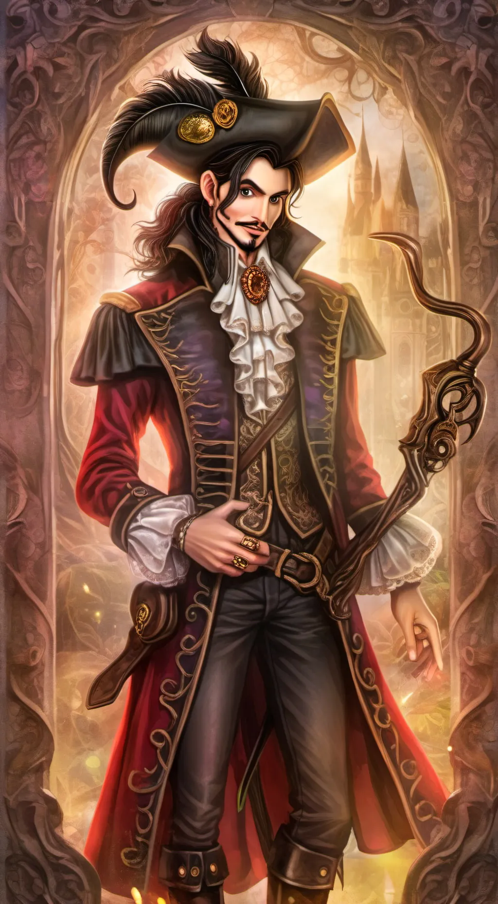 ai character: R.I.P Hook background