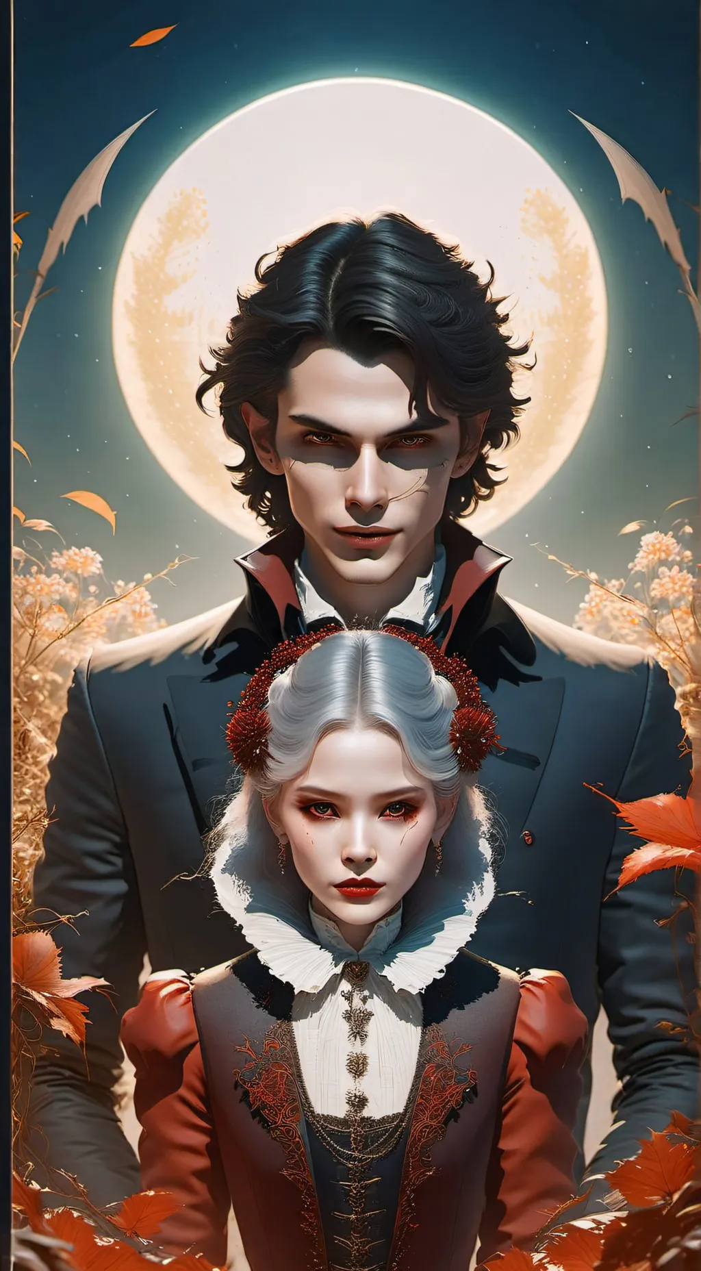 ai character: cloud background