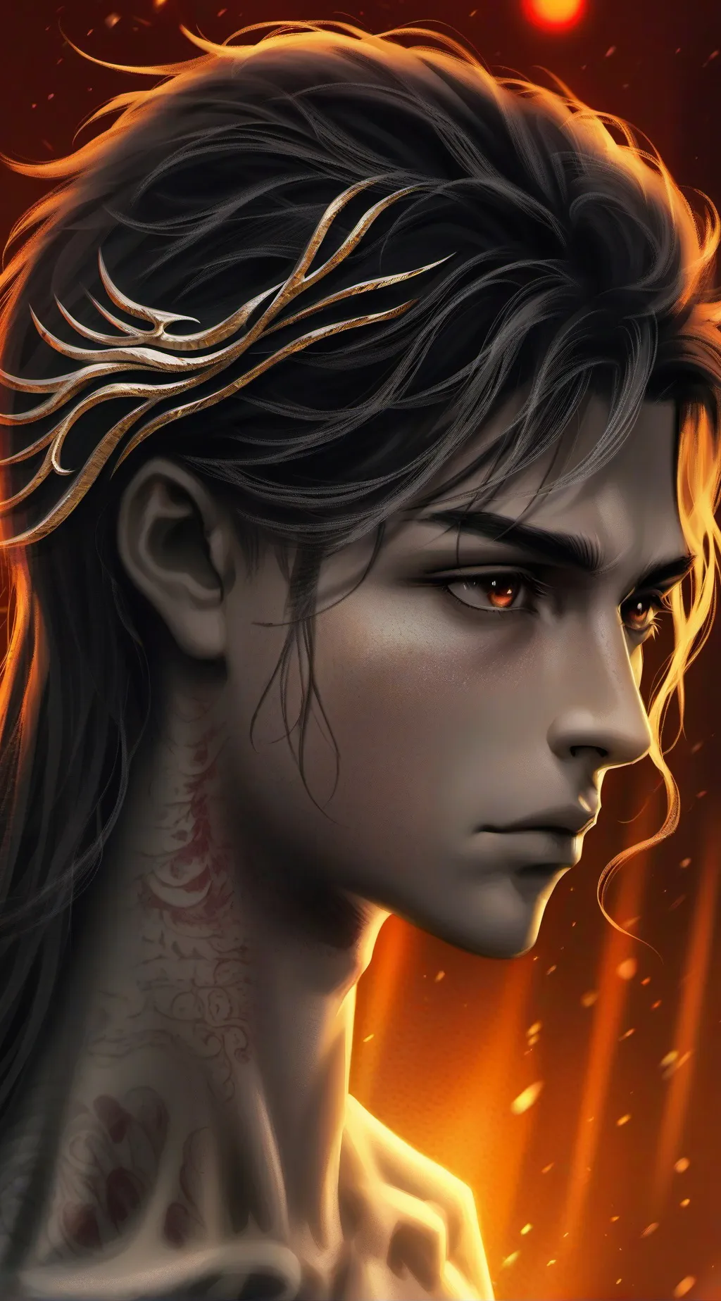 ai character: Lucifer  background