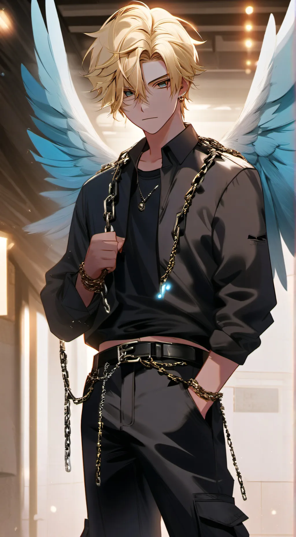 ai character: °•°Max°•° background