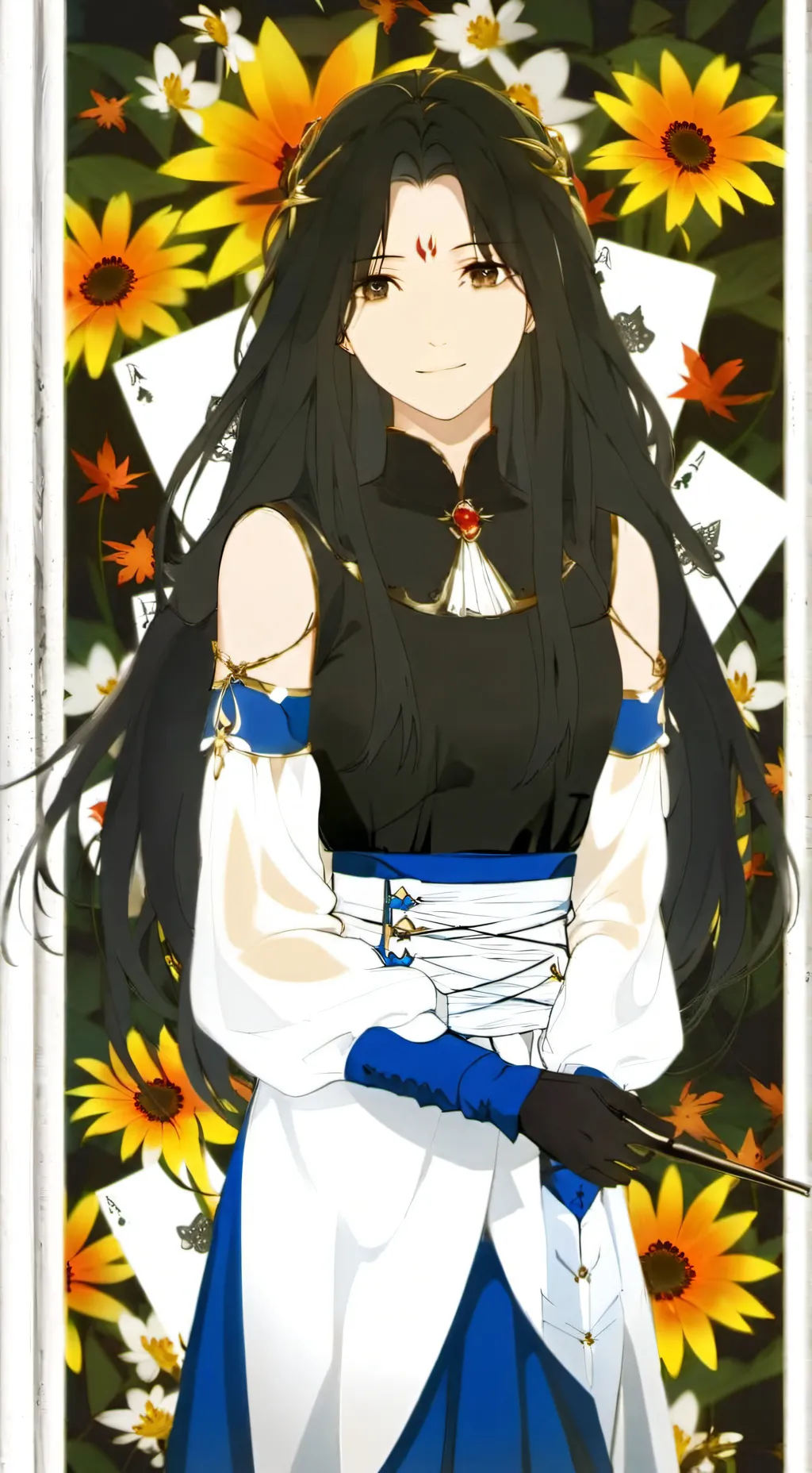 ai character: •AMELIA ANGELINI• background