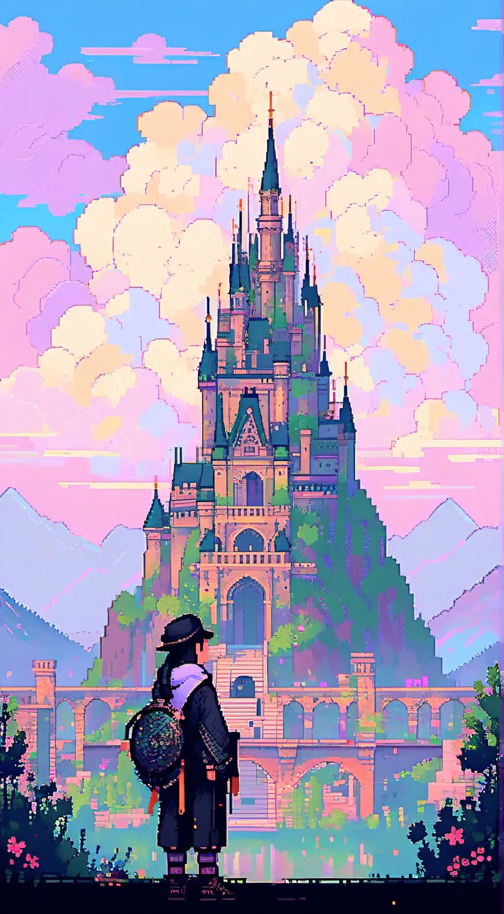 ai character: message  background