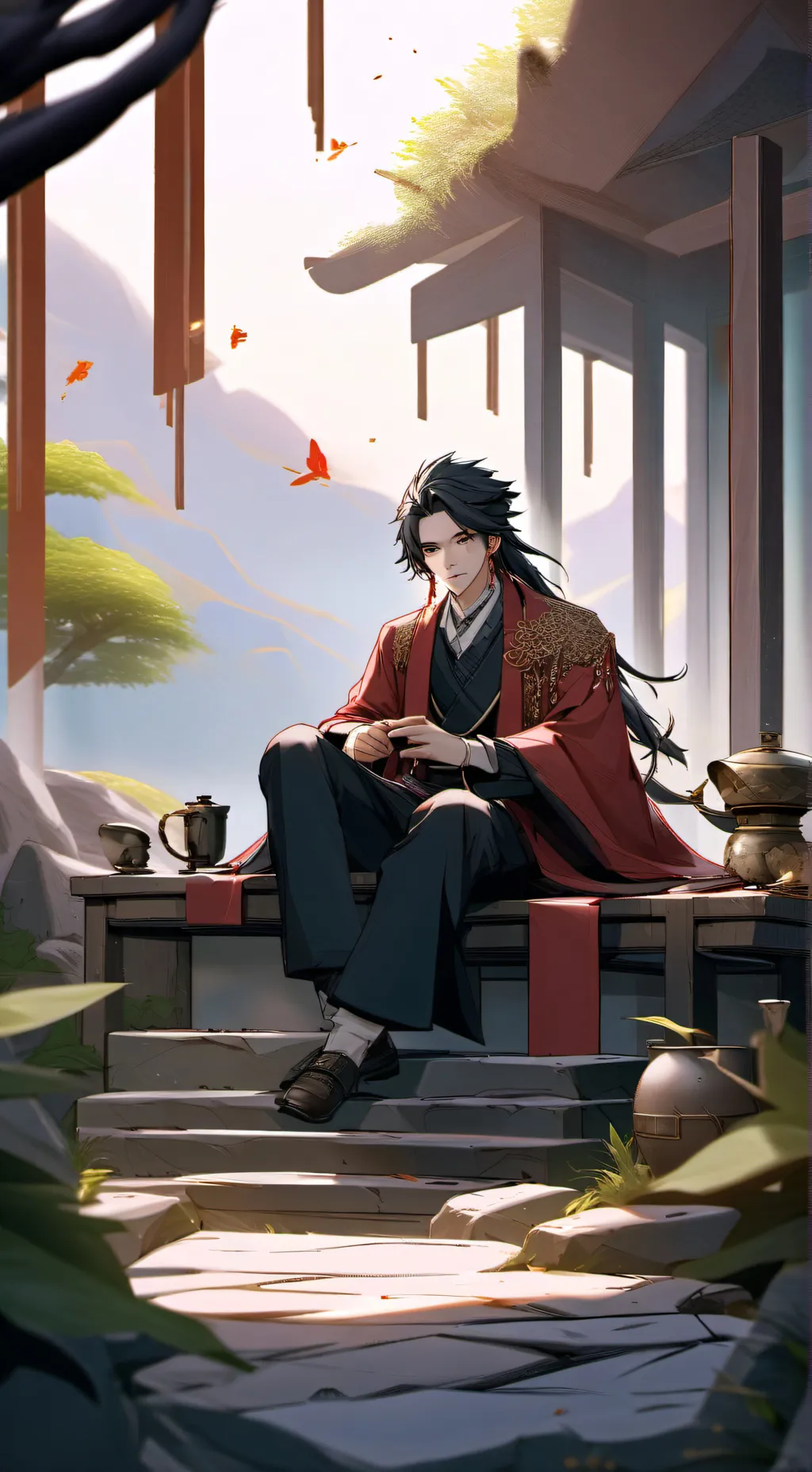 ai character: Become zero 2 hero background