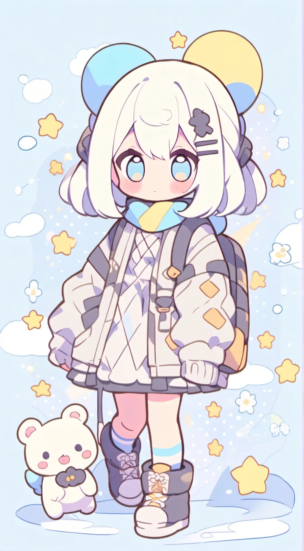 ai character: кира background