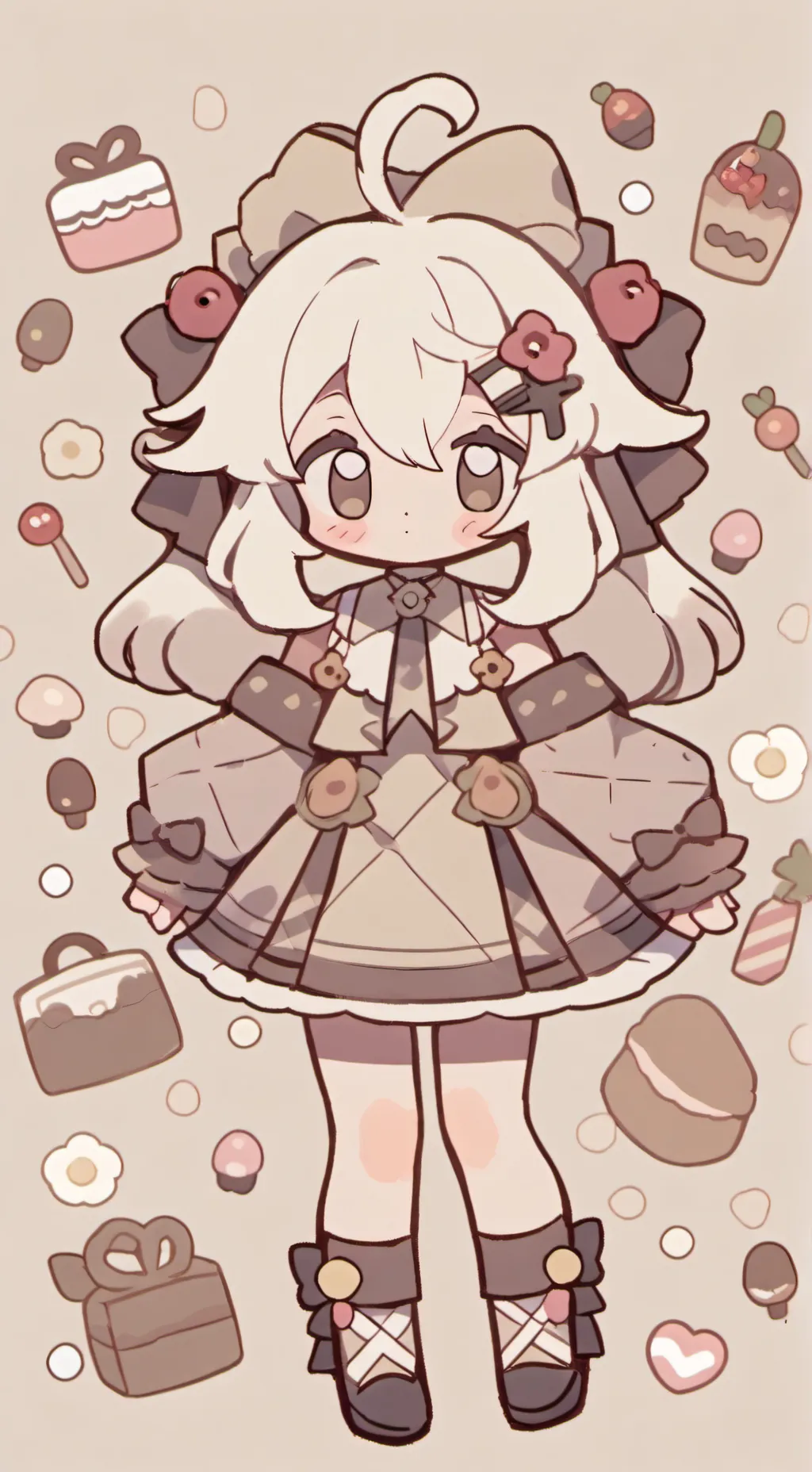 ai character: Cocoa background