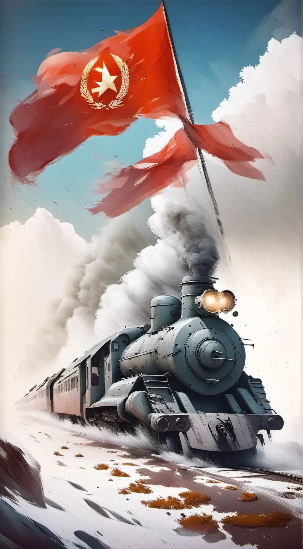 ai character: С 9 Мая! background