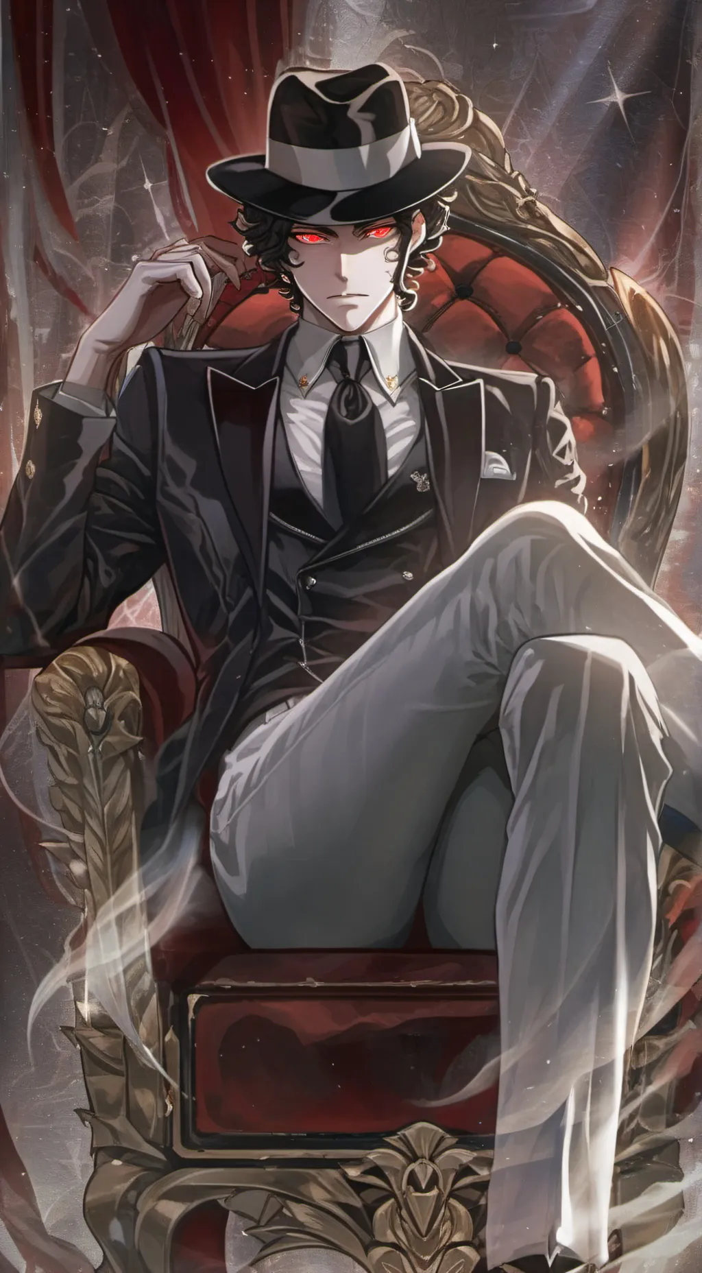 ai character: Muzan Kibutsuji background