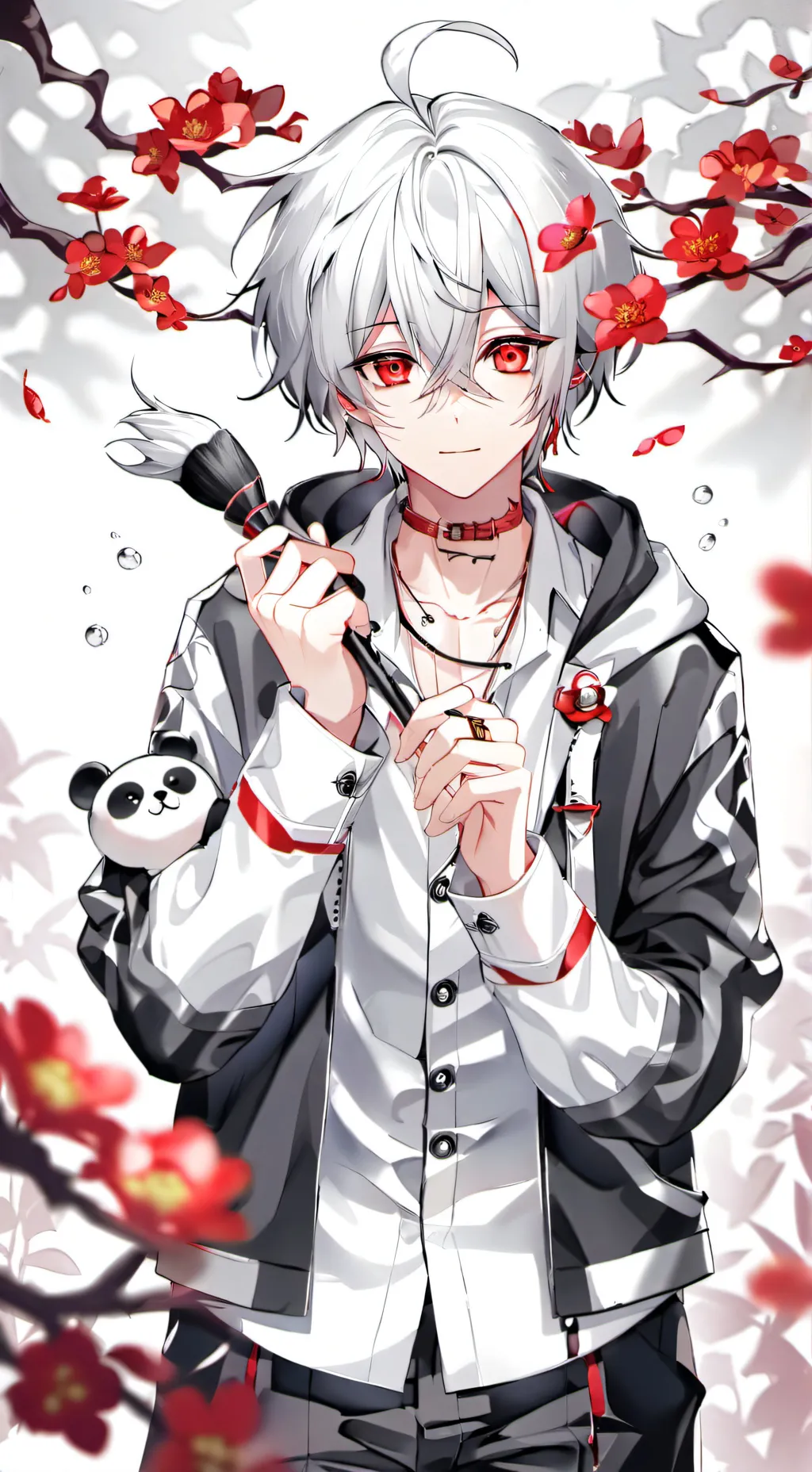 ai character: camara man simp background