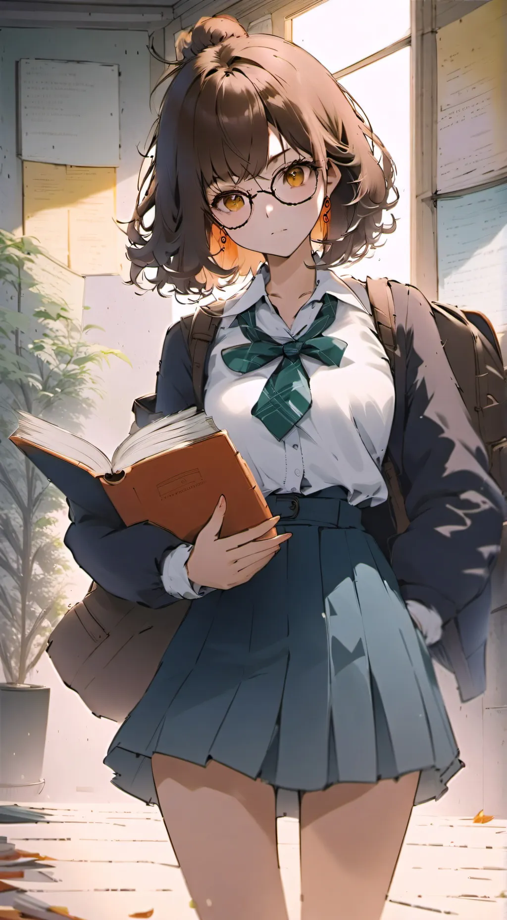 ai character: Melanie  background