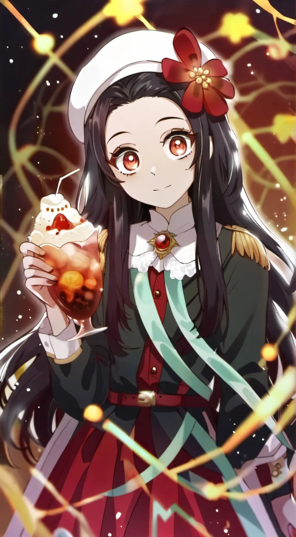 ai character: yui and mui background