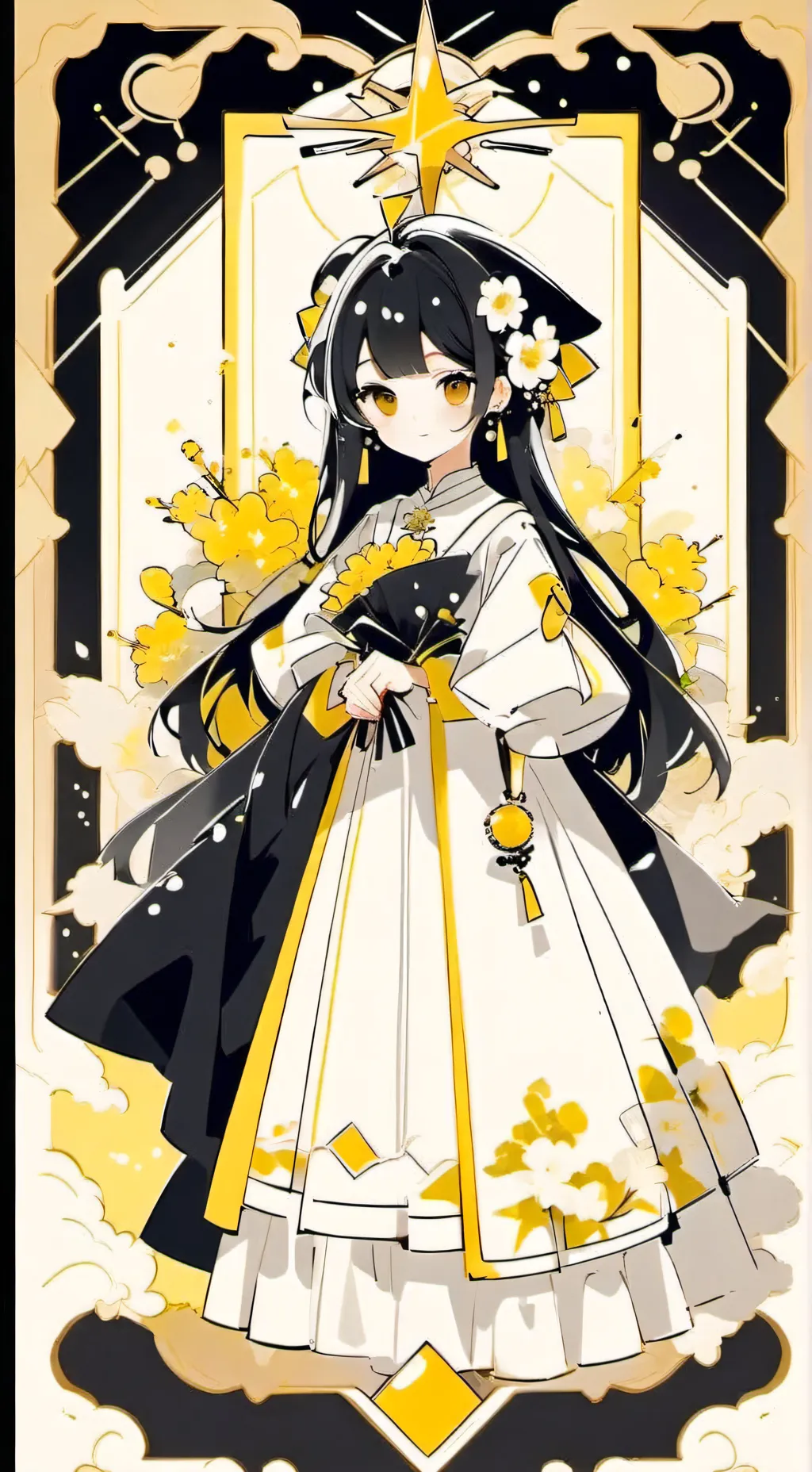 ai character: mercredi  background